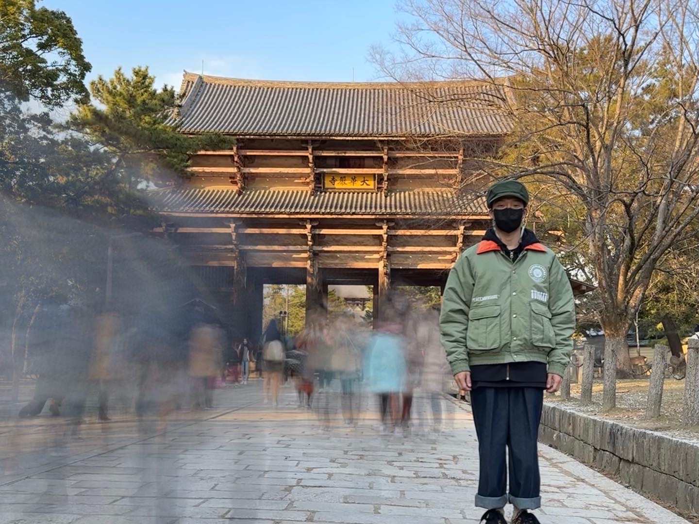 Peaceminusone Bomber Jacket #1 Dark Green, Maison Mihara Yasuhiro Peterson OG Sole Leopard Canvas Low-top Sneakers Brown 착용 스타일 - 1