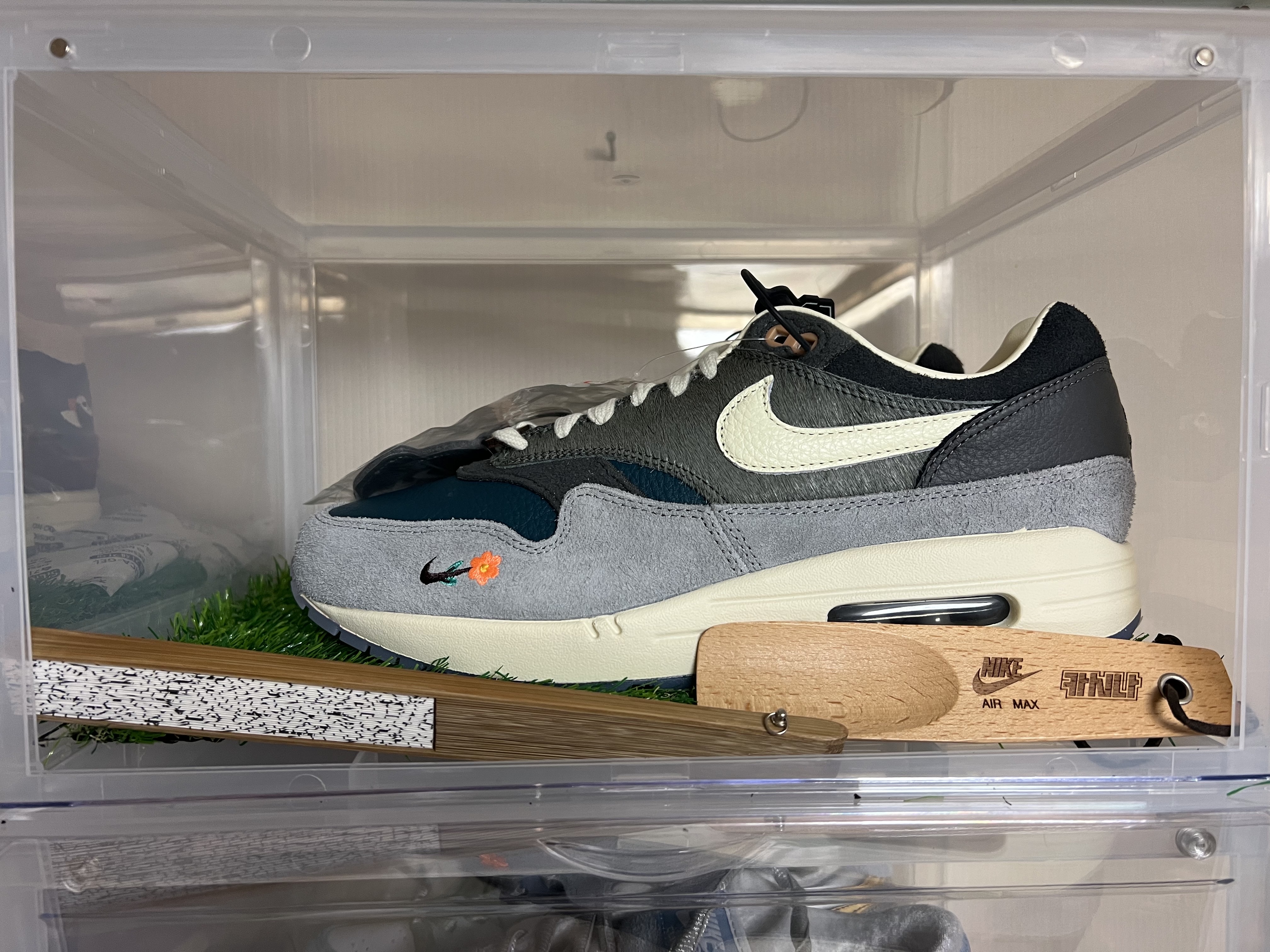 Nike x Kasina Air Max 1 SP Won-Ang Particle Grey (With Special Gift) 착용 스타일