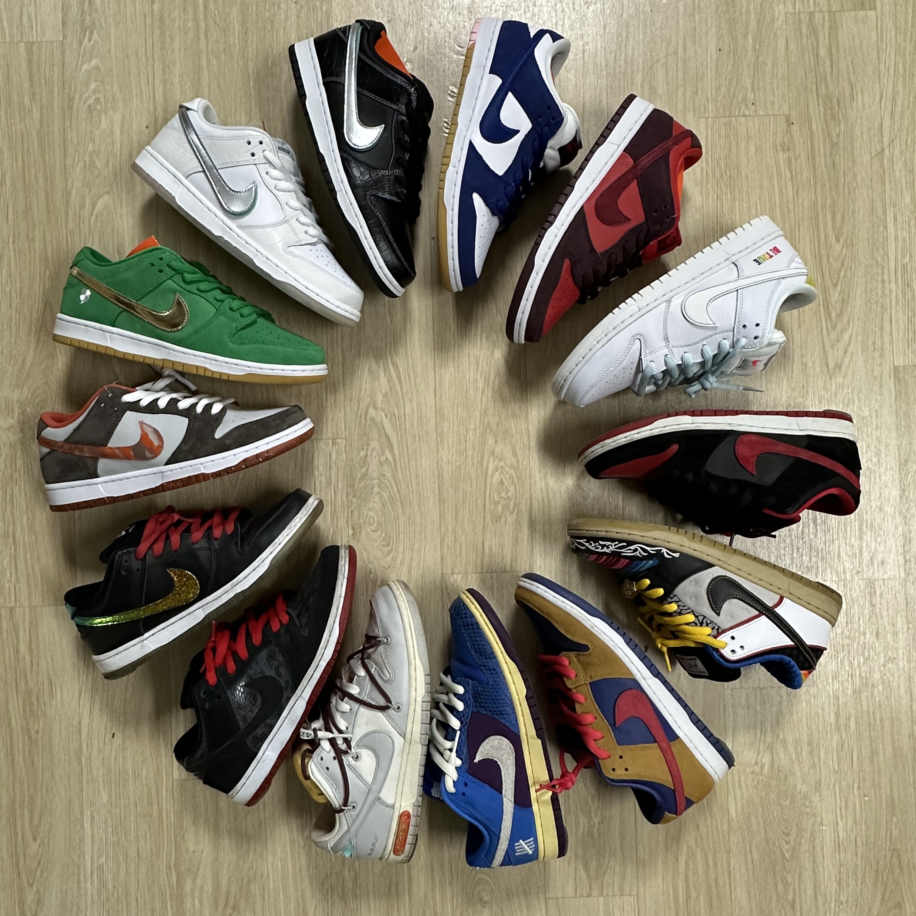 Nike x Diamond Supply Co. SB Dunk Low Black Diamond, Nike x Diamond Supply Co. SB Dunk Low White Diamond 착용 스타일