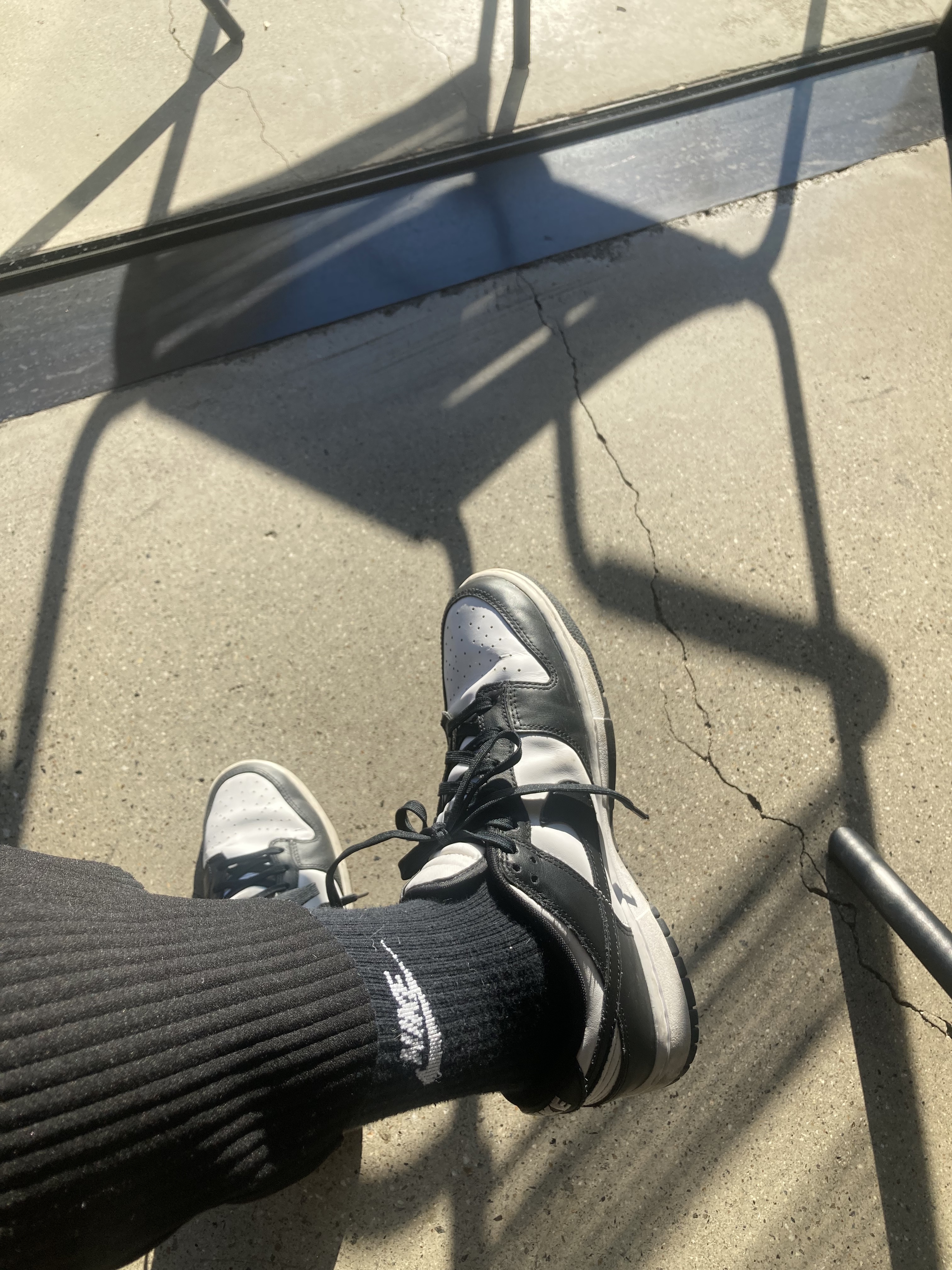 Nike Dunk Low Retro Black 착용 스타일