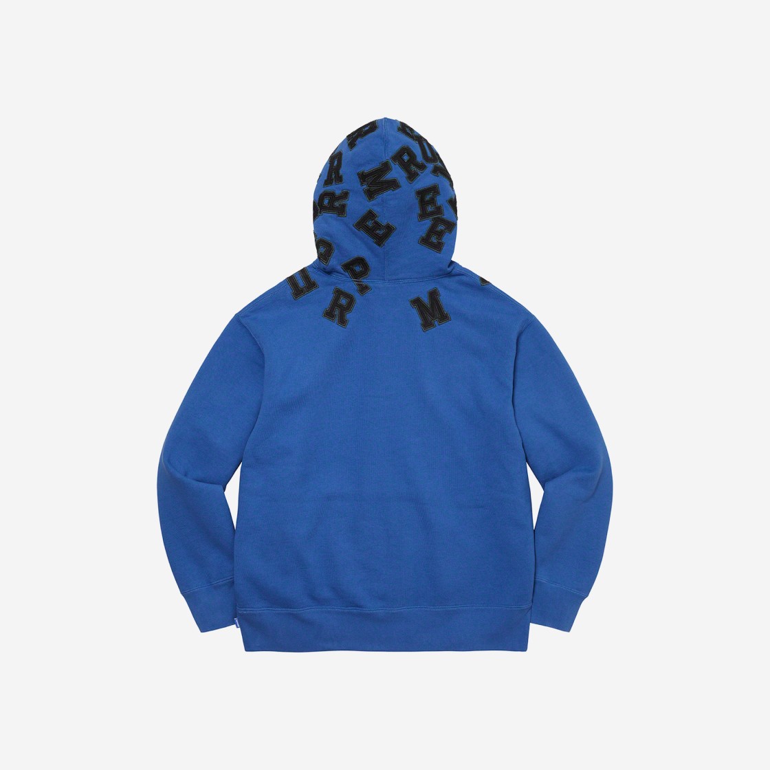 Supreme Scattered Applique Hooded Sweatshirt Washed Royal - 22FW 상세 이미지 2