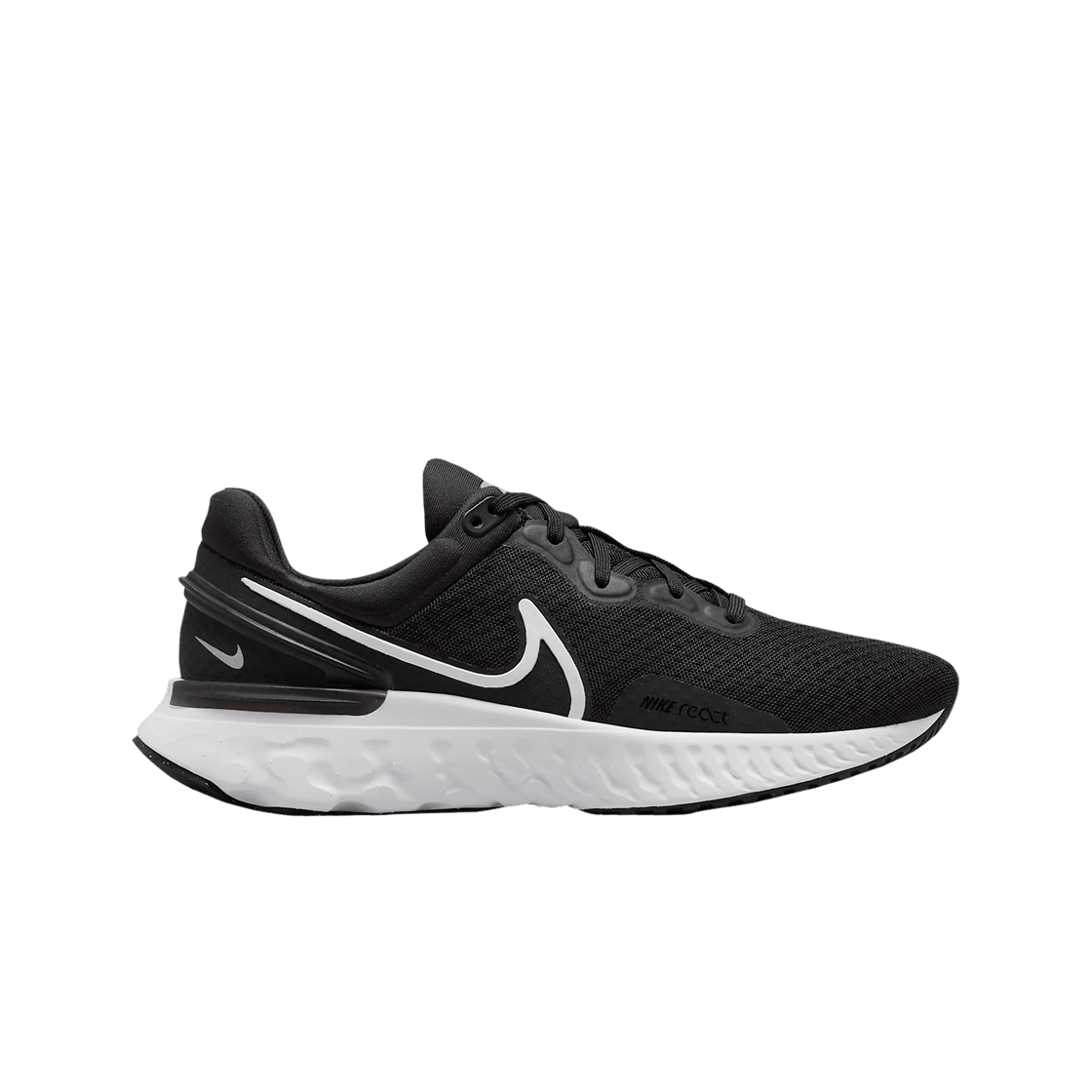 (W) 나이키 리액트 마일러 3 블랙 화이트((W) Nike React Miler 3 Black White) - 1