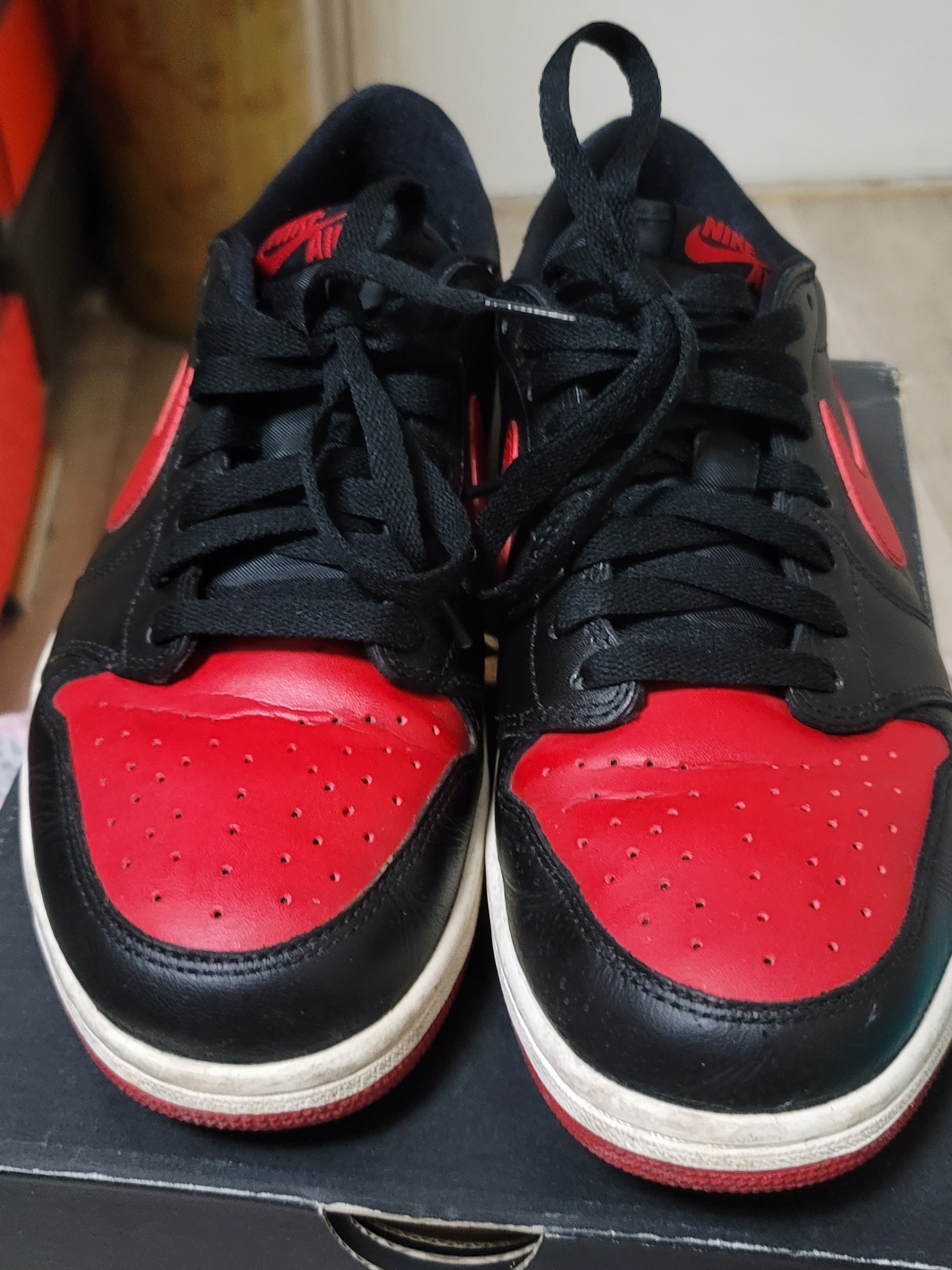 Jordan 1 Retro Low OG Bred 2015 착용 스타일 - 2
