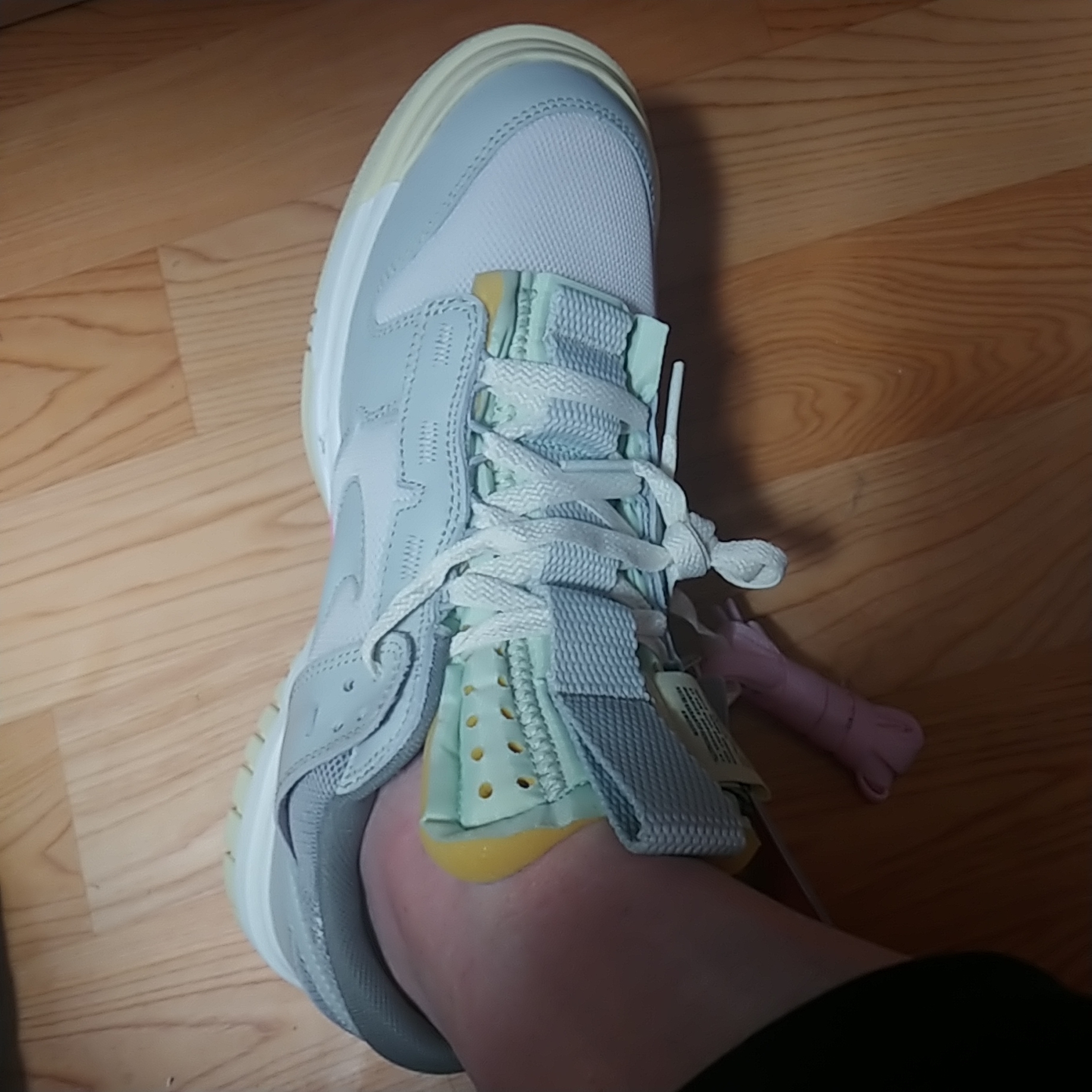 Nike Air Dunk Jumbo Sail Mint Foam 착용 스타일 - 2