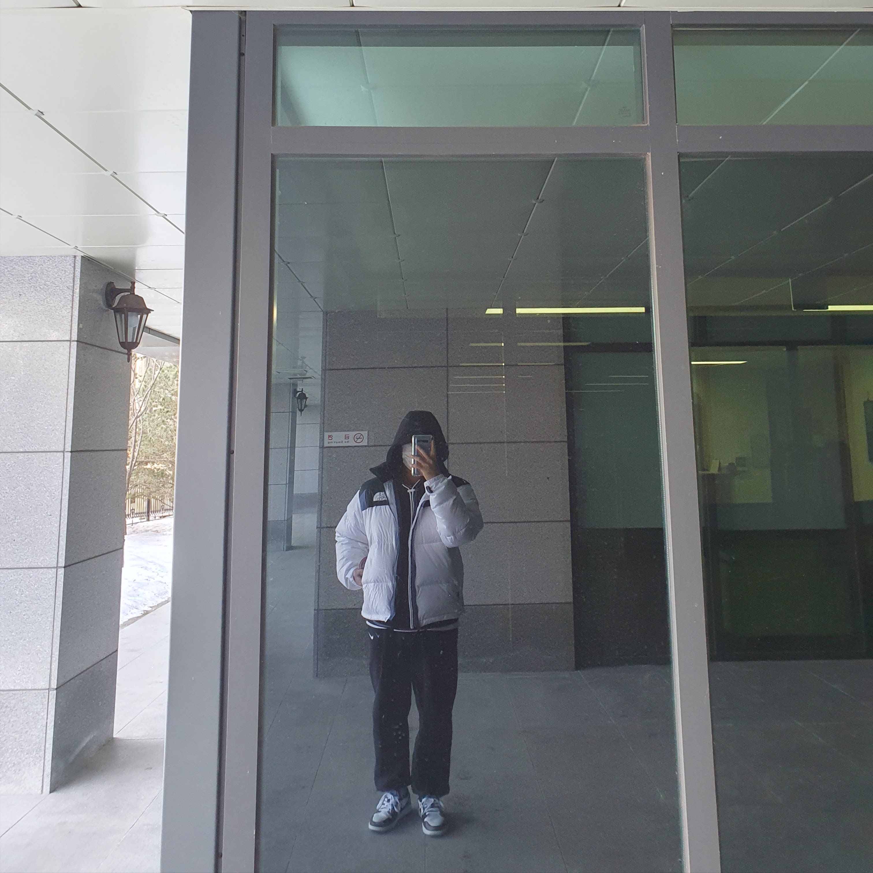 Nike NRG Solo Swoosh Fleece Hoodie Black White - Asia, The North Face 1996 Eco Nuptse Jacket White 착용 스타일