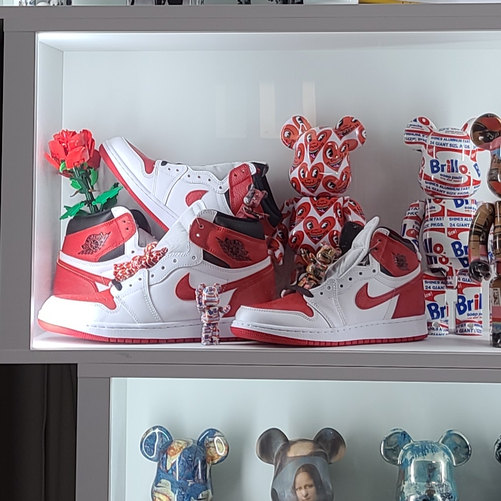 (GS) Jordan 1 Retro High OG Heritage, Jordan 1 Retro High OG Heritage 착용 스타일