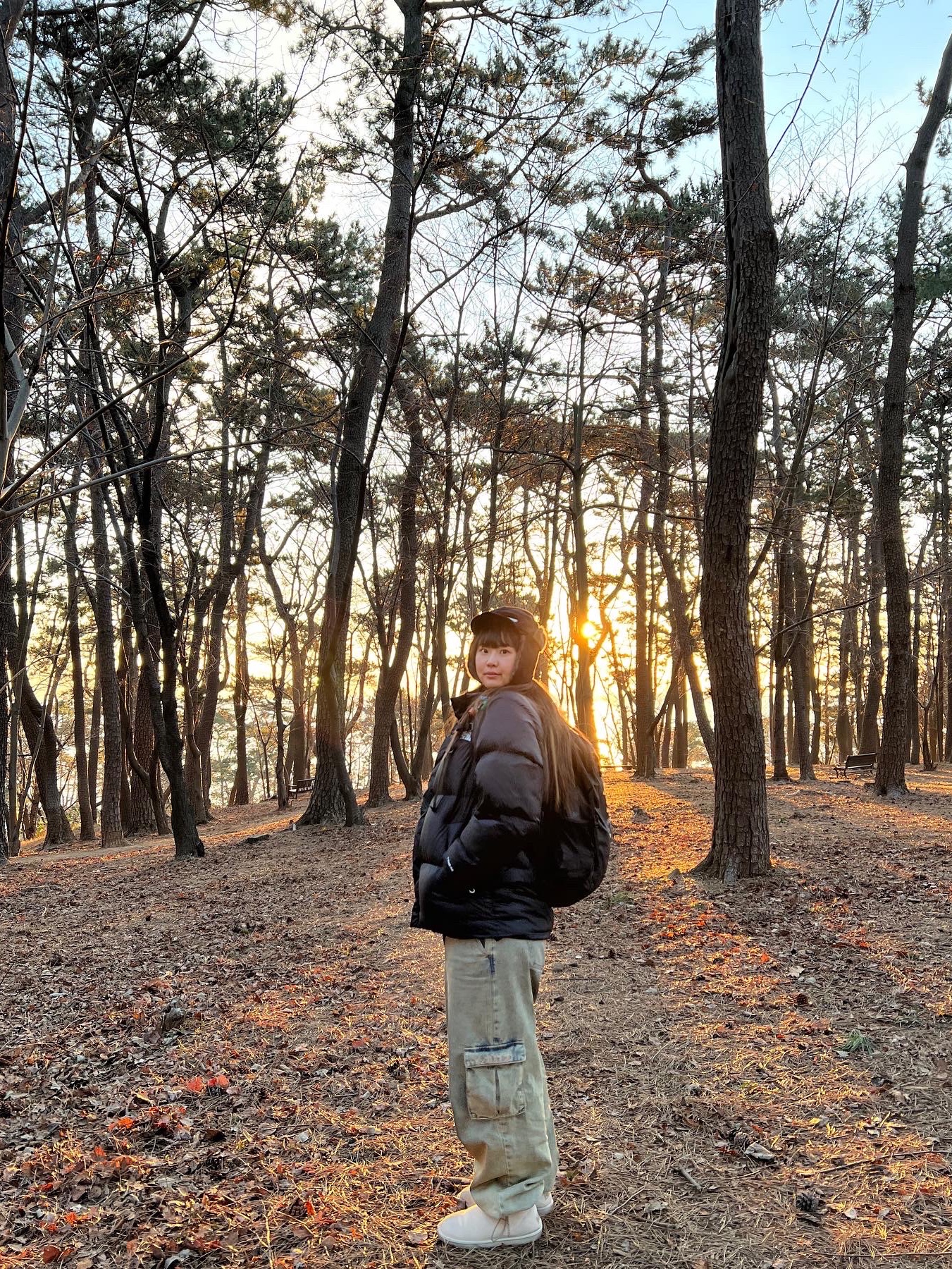 The North Face 1996 Eco Nuptse Jacket Black, Supreme Backpack Black - 21SS 착용 스타일 - 1
