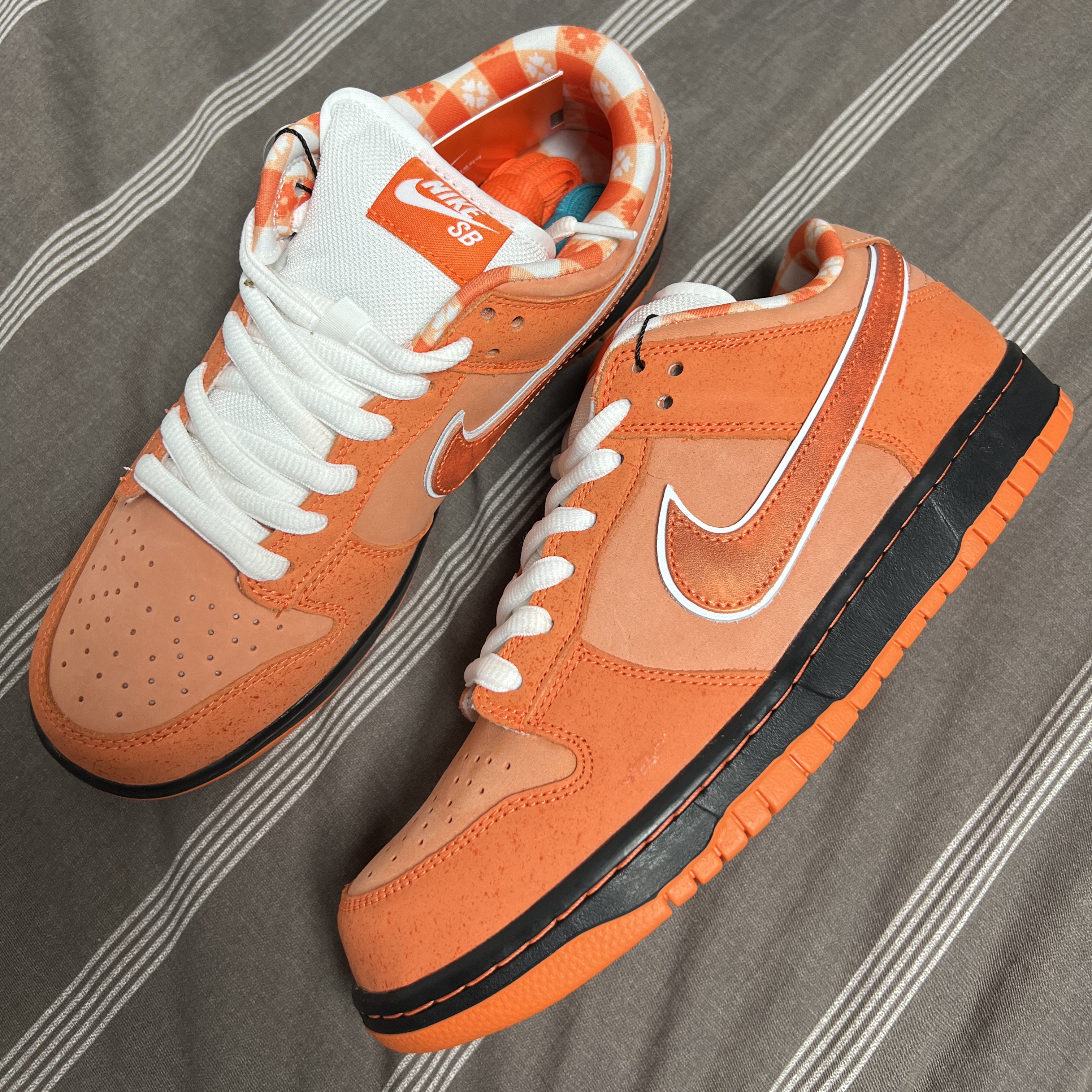 Nike x Concepts SB Dunk Low Orange Lobster (Regular Box) 착용 스타일 - 1