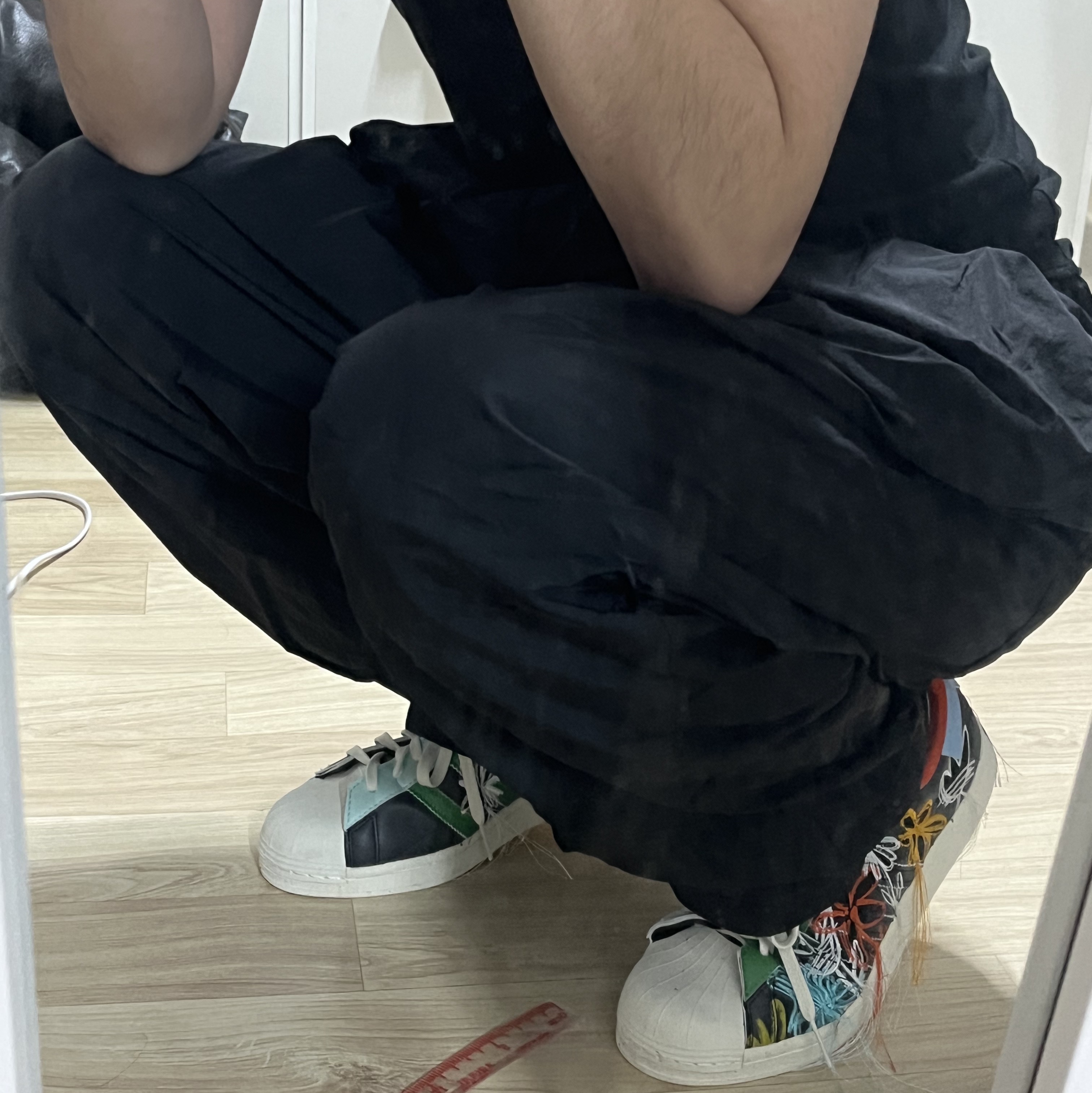 Adidas x Sean Wotherspoon Superstar Superearth Black 착용 스타일 - 1
