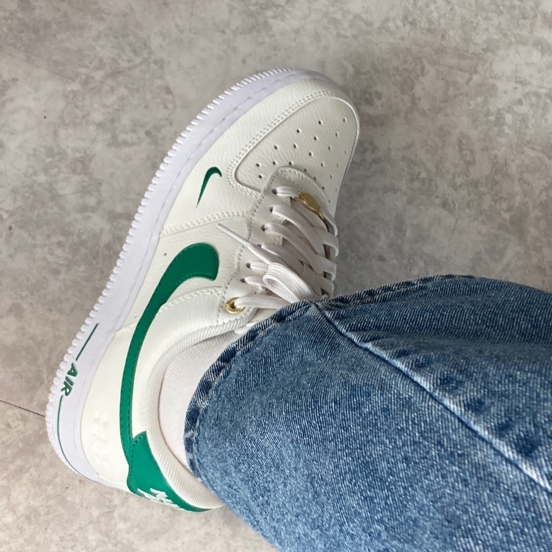 Nike Air Force 1 '07 LV8 40th Anniversary Join Forces Sail Malachite 착용 스타일