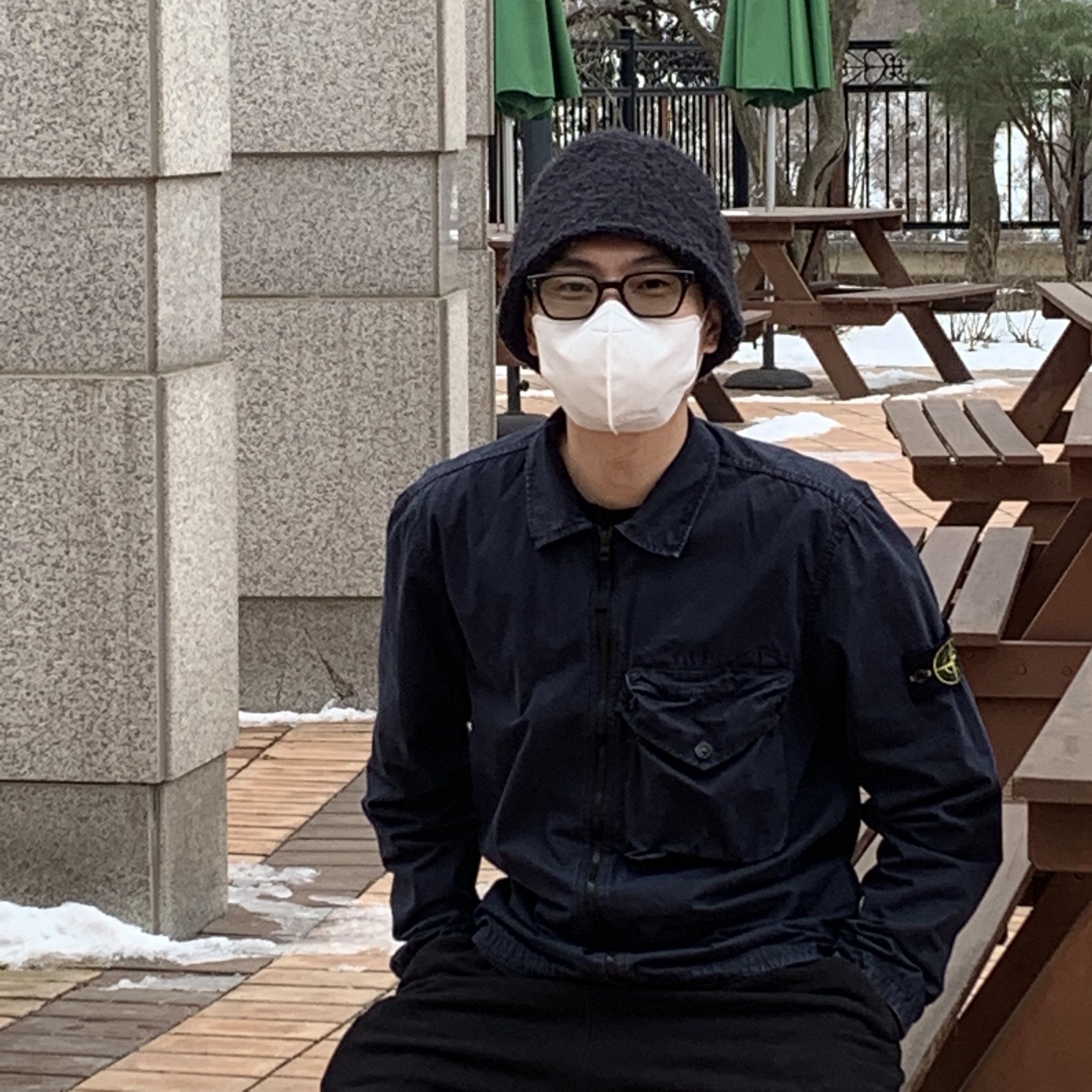 Stone Island 117WN T.CO+OLD Overshirt Black - 21SS 착용 스타일 - 3