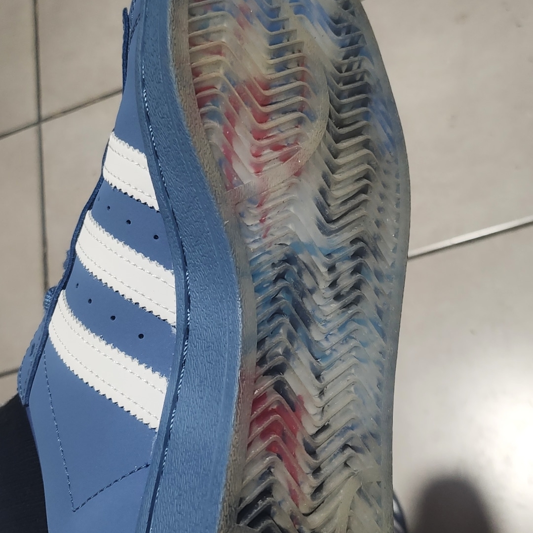 Adidas x Atmos x Daiki Tsuneta Superstar Altered Blue 착용 스타일 - 2