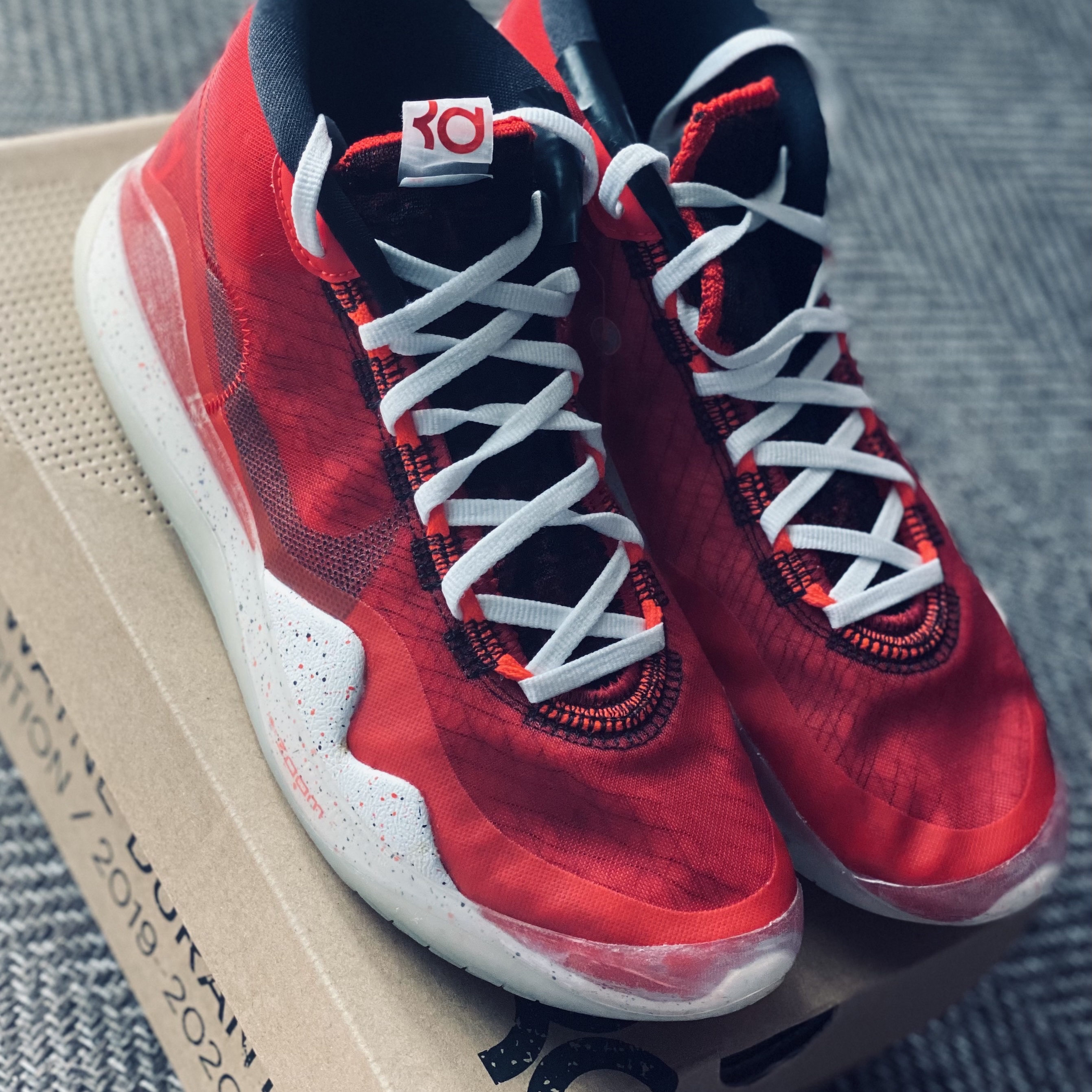 Nike Zoom KD 12 University Red 착용 스타일