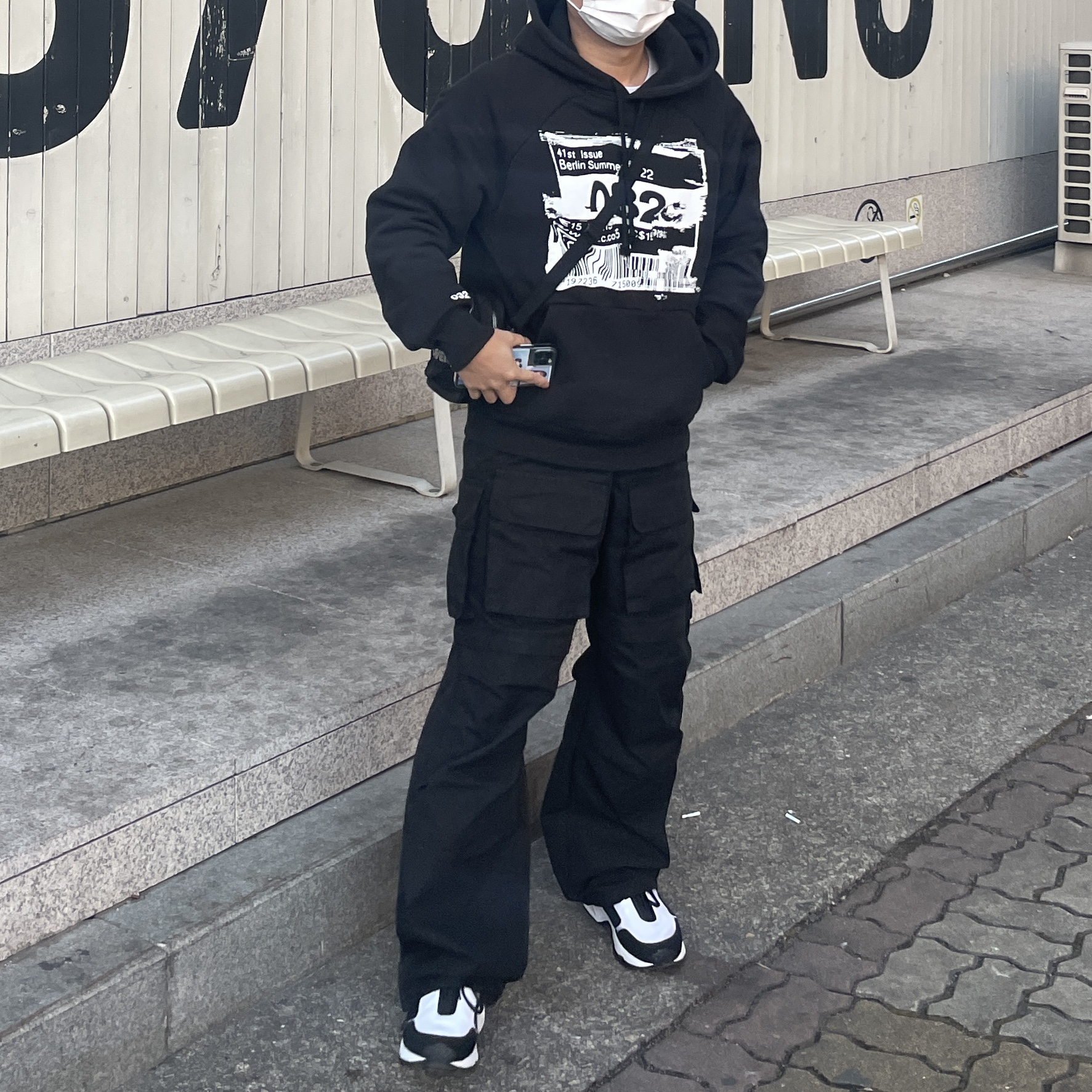 Nike x Comme des Garcons Homme Plus Air Max Sunder SP White Black 착용 스타일