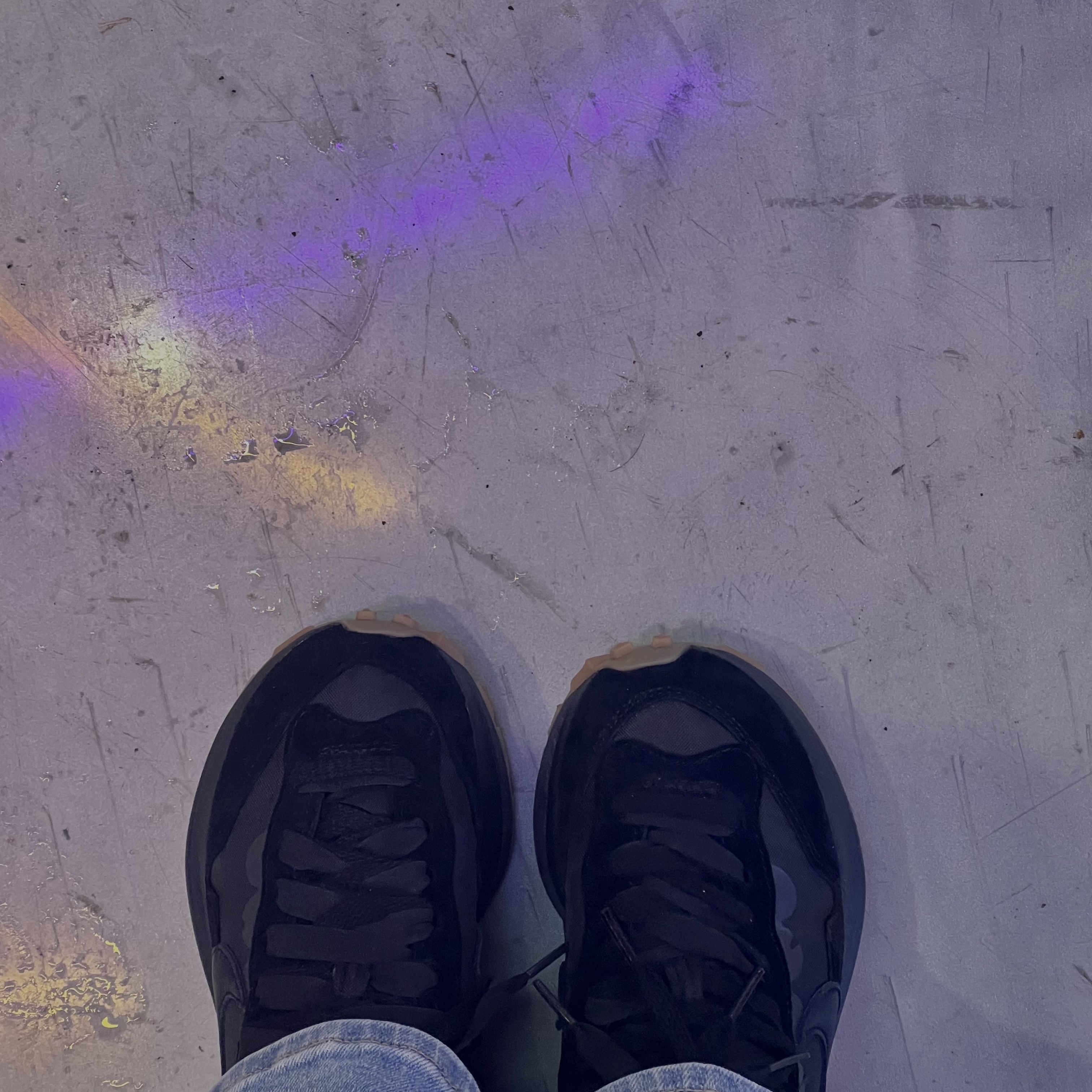 Nike x Sacai VaporWaffle Black and Gum 착용 스타일 - 1