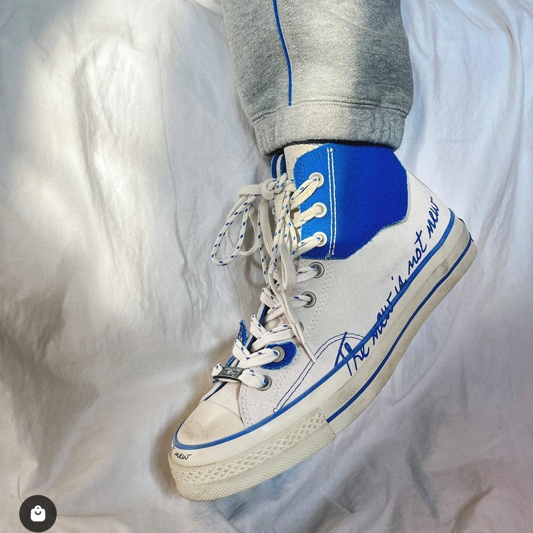 Converse x Ader Error Chuck 70 High White 착용 스타일 - 2