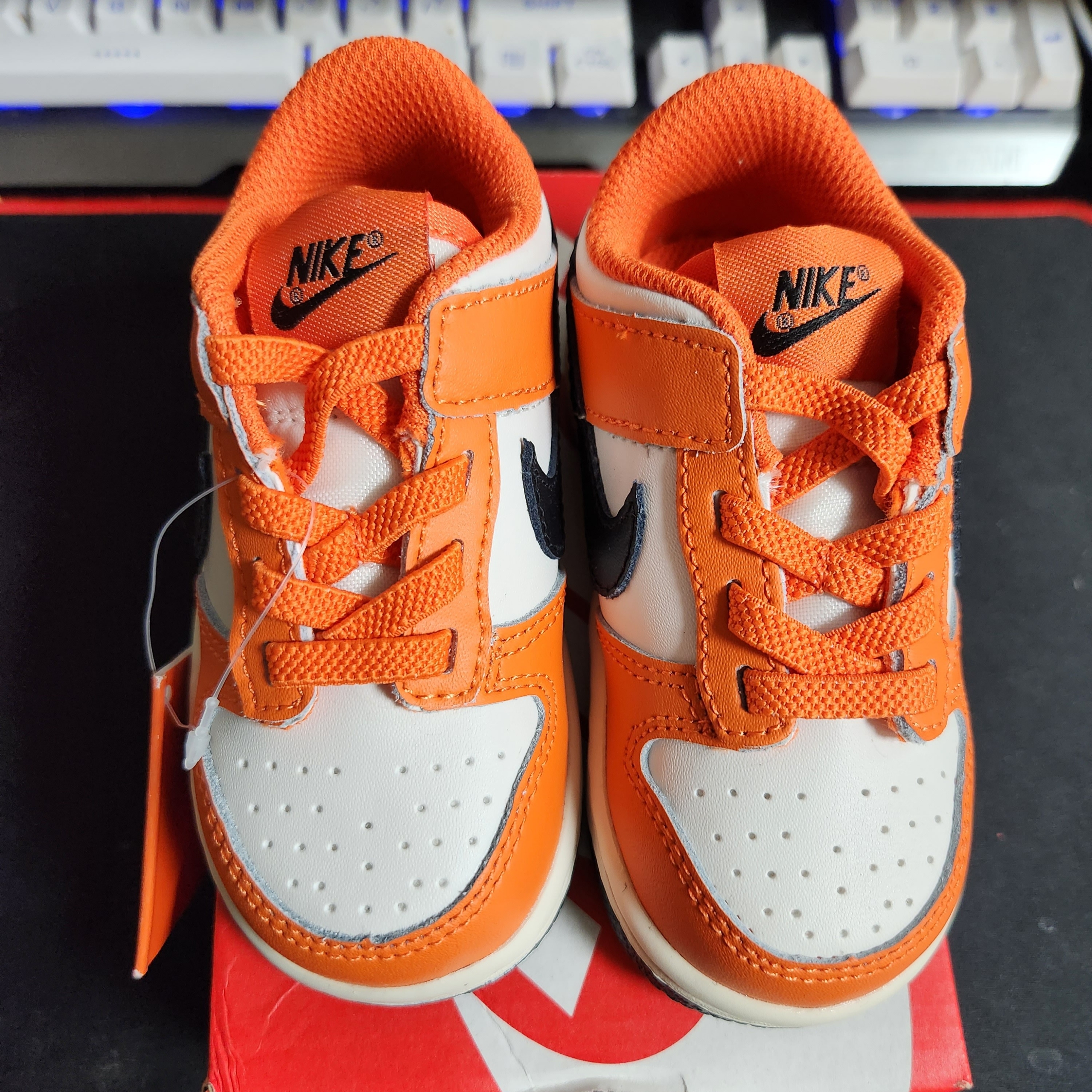 (TD) Nike Dunk Low Safety Orange 착용 스타일