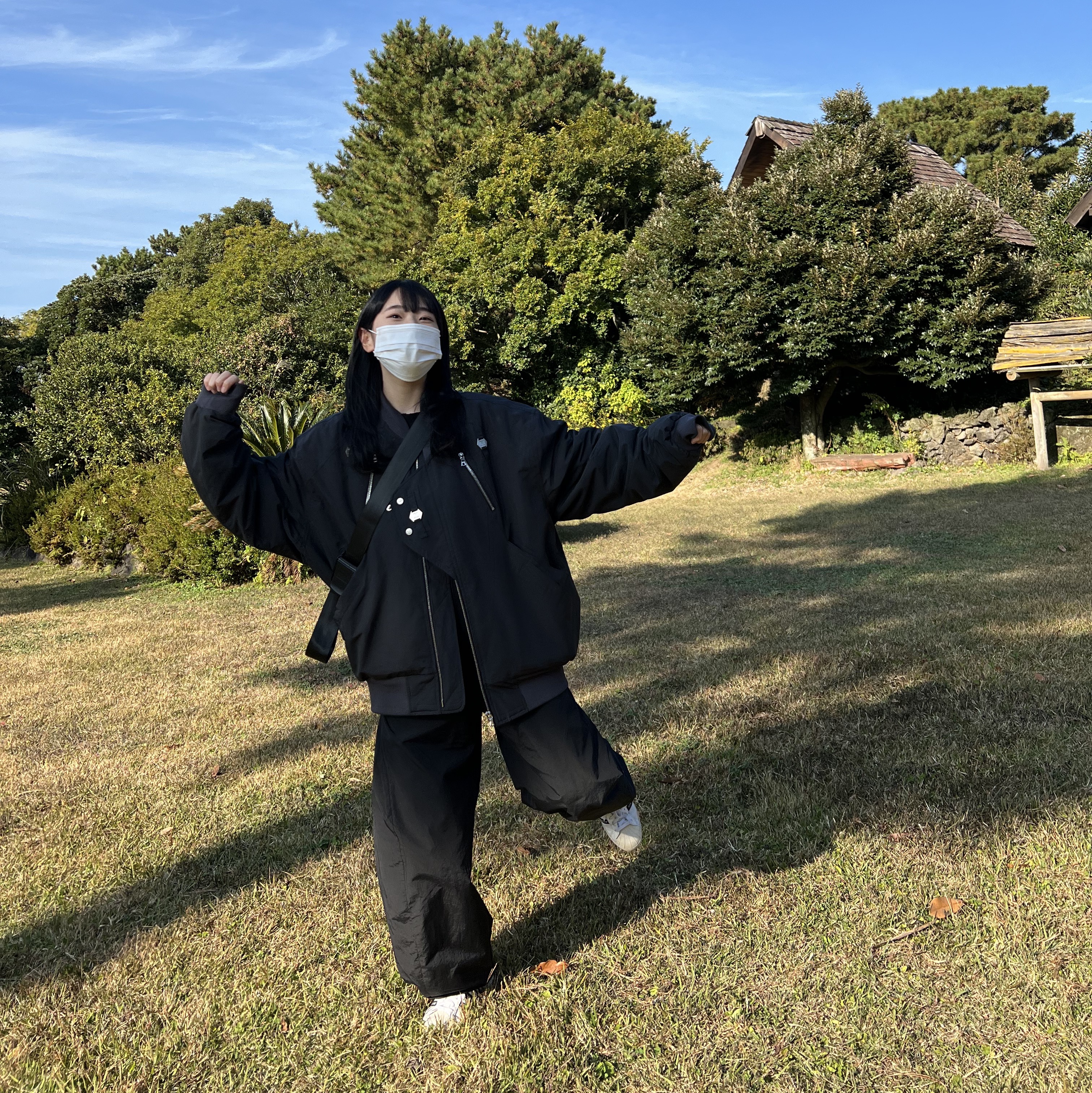 Undermycar x Ohhyunseog Boltume.1 Hardware Combo Flight Jacket Turbulence - 22SS, Sansan Gear Side Snap Pants Black 착용 스타일