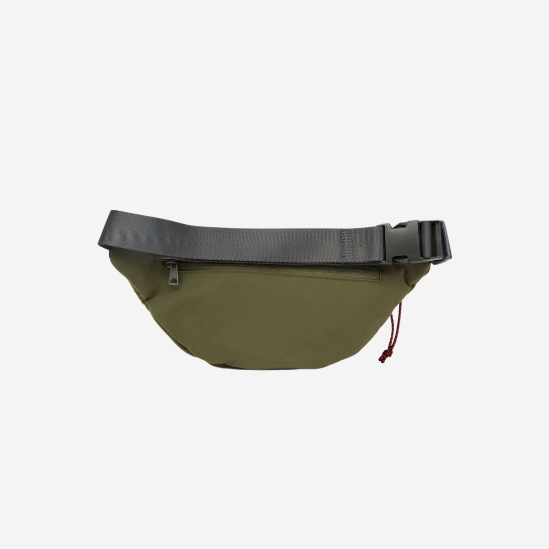 Diesel Rave Belt Bag in Washed Recycled Fabric Olive Green 상세 이미지 3