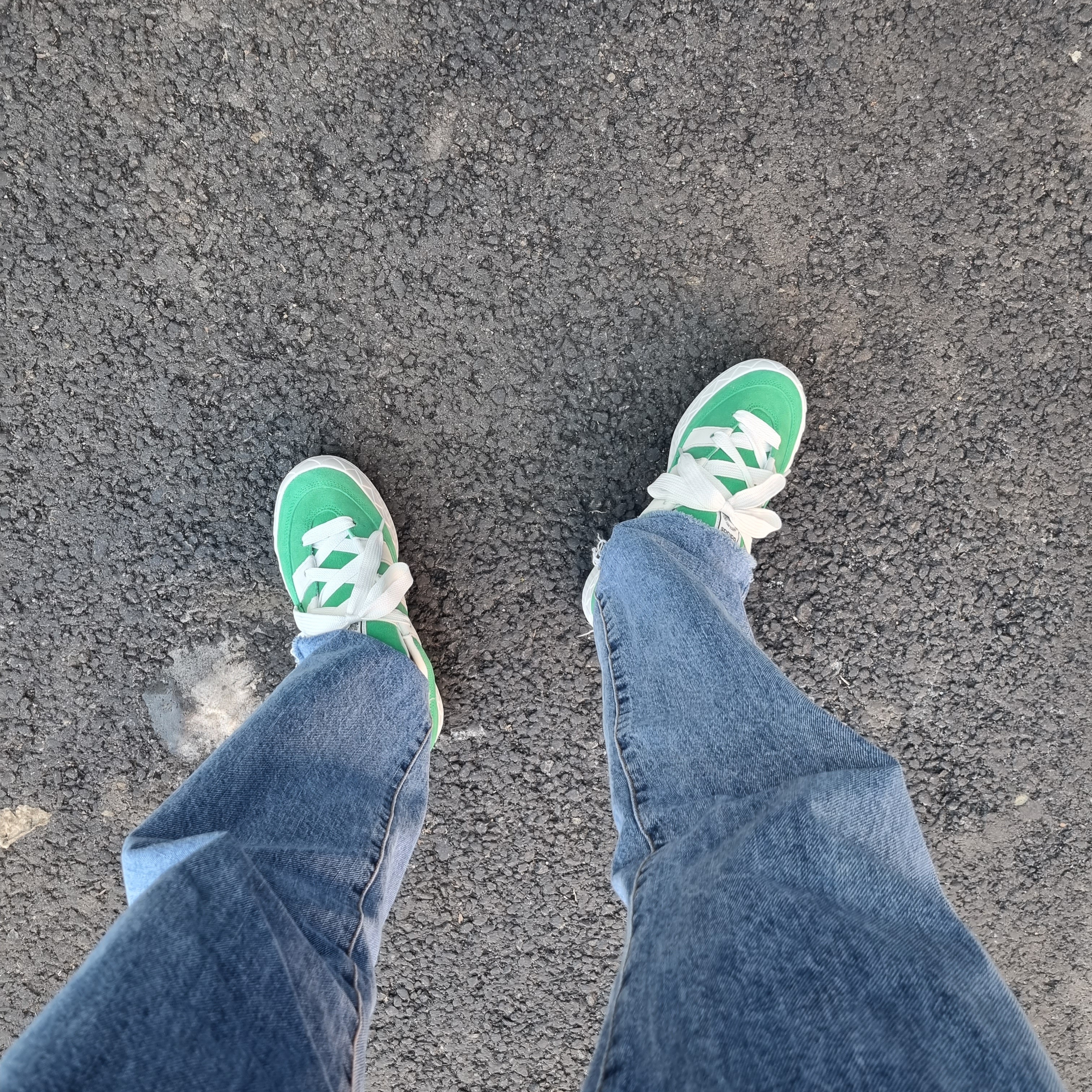 Adidas Adimatic Green 착용 스타일 - 2