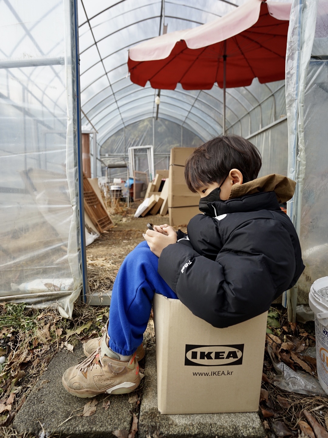(PS) Jordan 6 x Travis Scott Retro SP British Khaki 착용 스타일 - 1