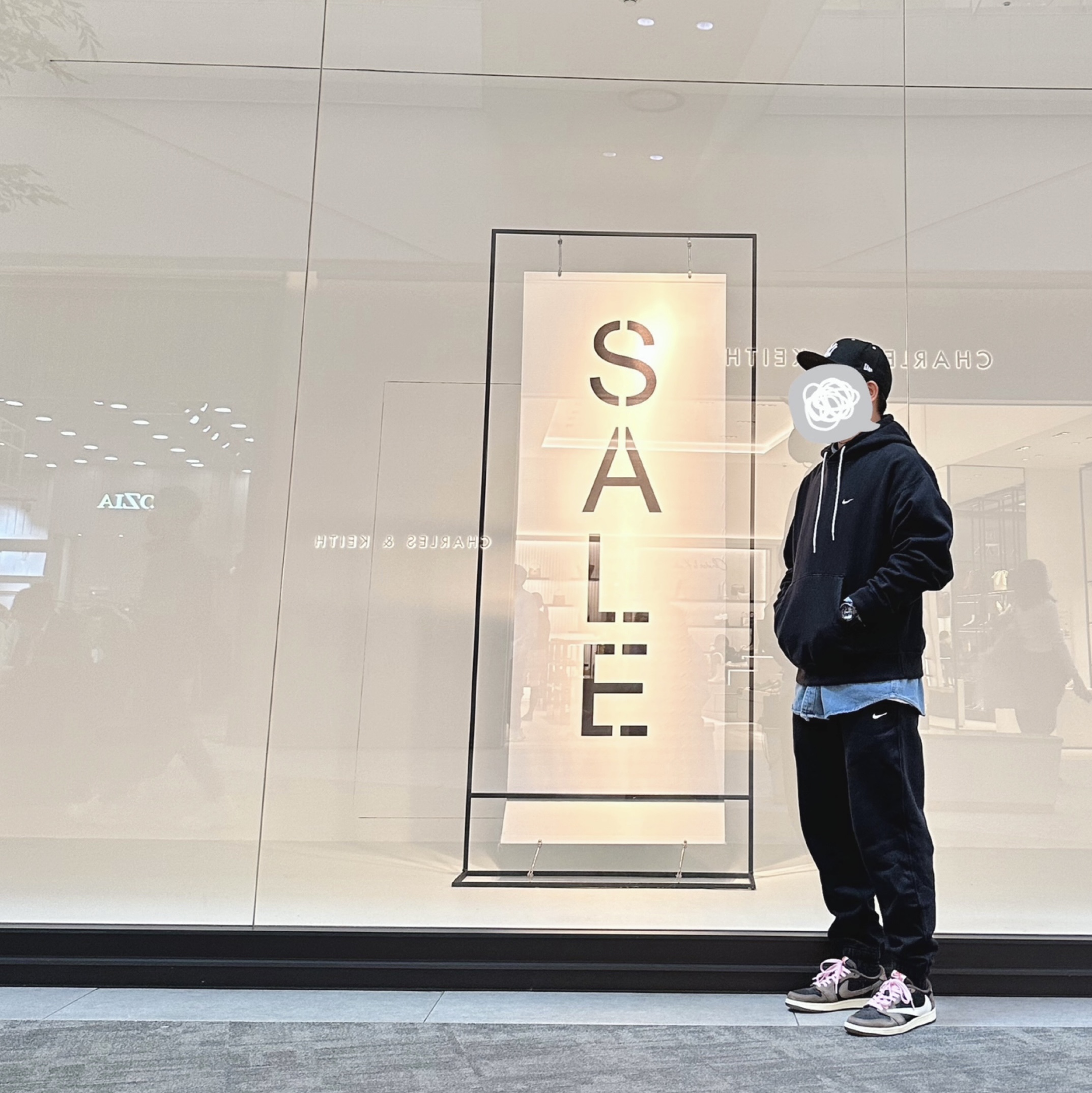 Nike NRG Solo Swoosh Fleece Hoodie Black White - Asia, Nike NRG Solo Swoosh Fleece Pants Black - US/EU 착용 스타일