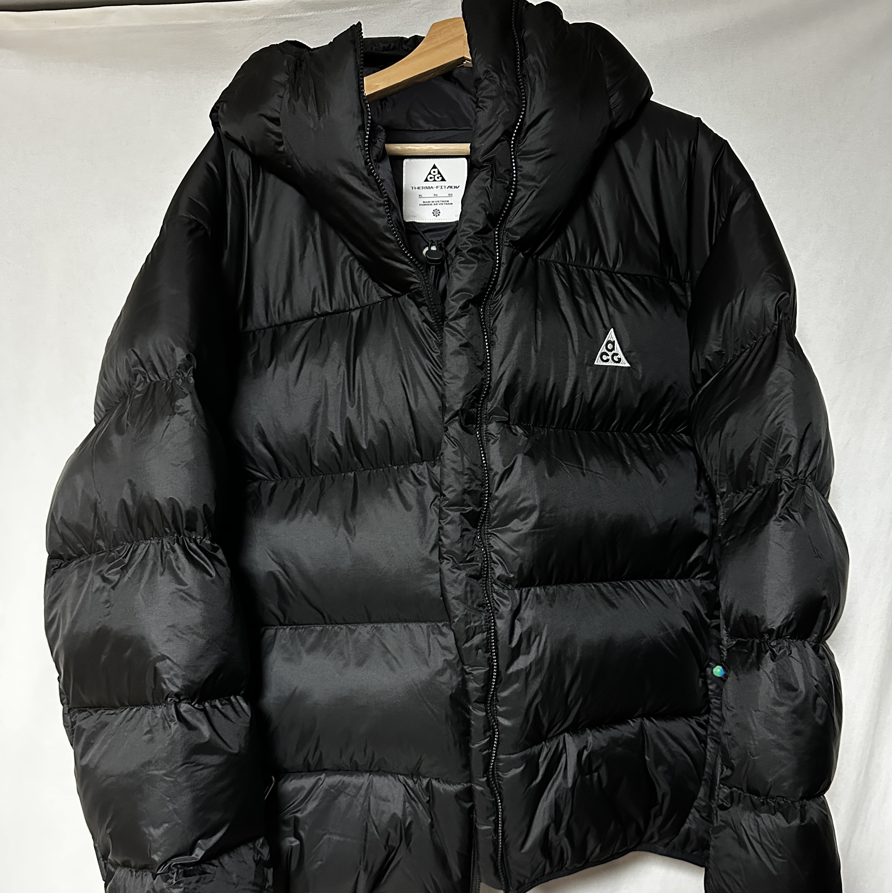 Nike ACG Therma-Fit ADV Lunar Lake Puffer Jacket Black - Asia 착용 스타일 - 1