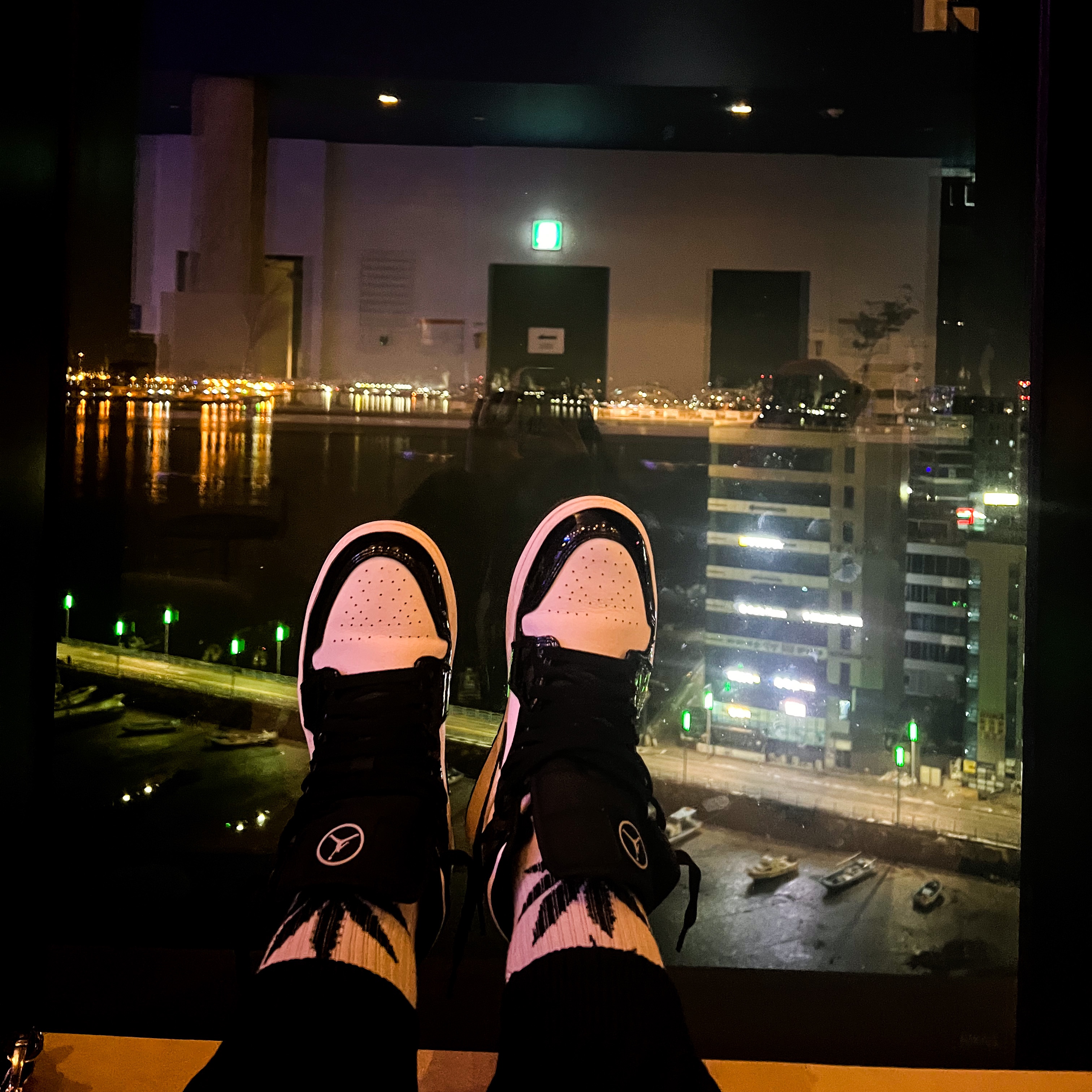 Jordan 1 Mid SE ASW Black 착용 스타일