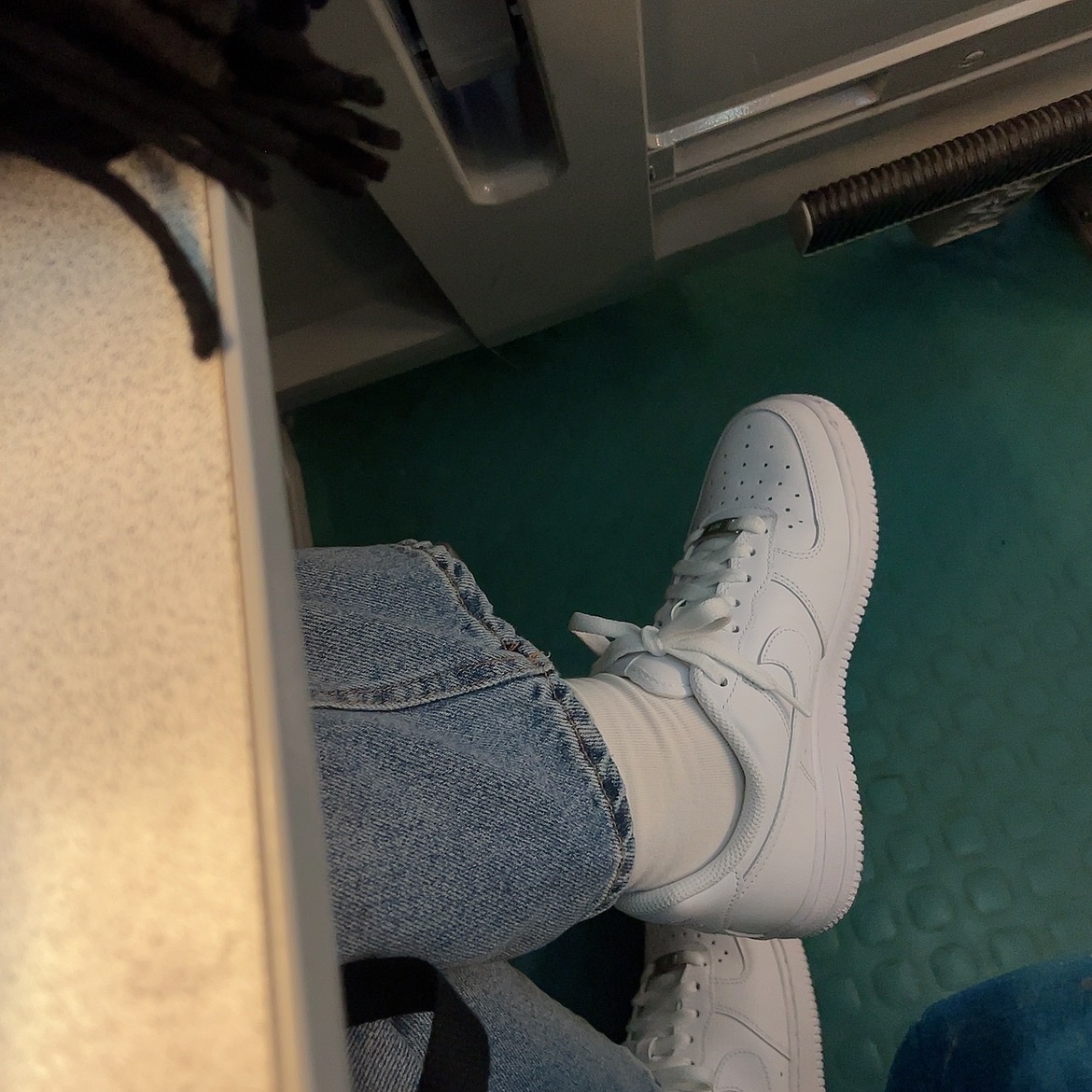 (W) Nike Air Force 1 '07 Low White 착용 스타일