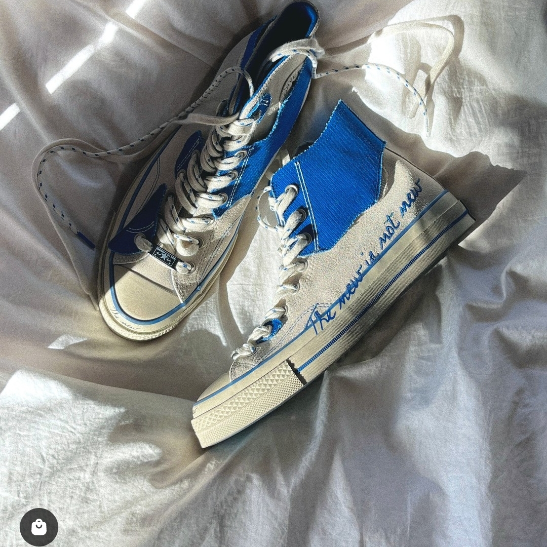 Converse x Ader Error Chuck 70 High White 착용 스타일 - 1