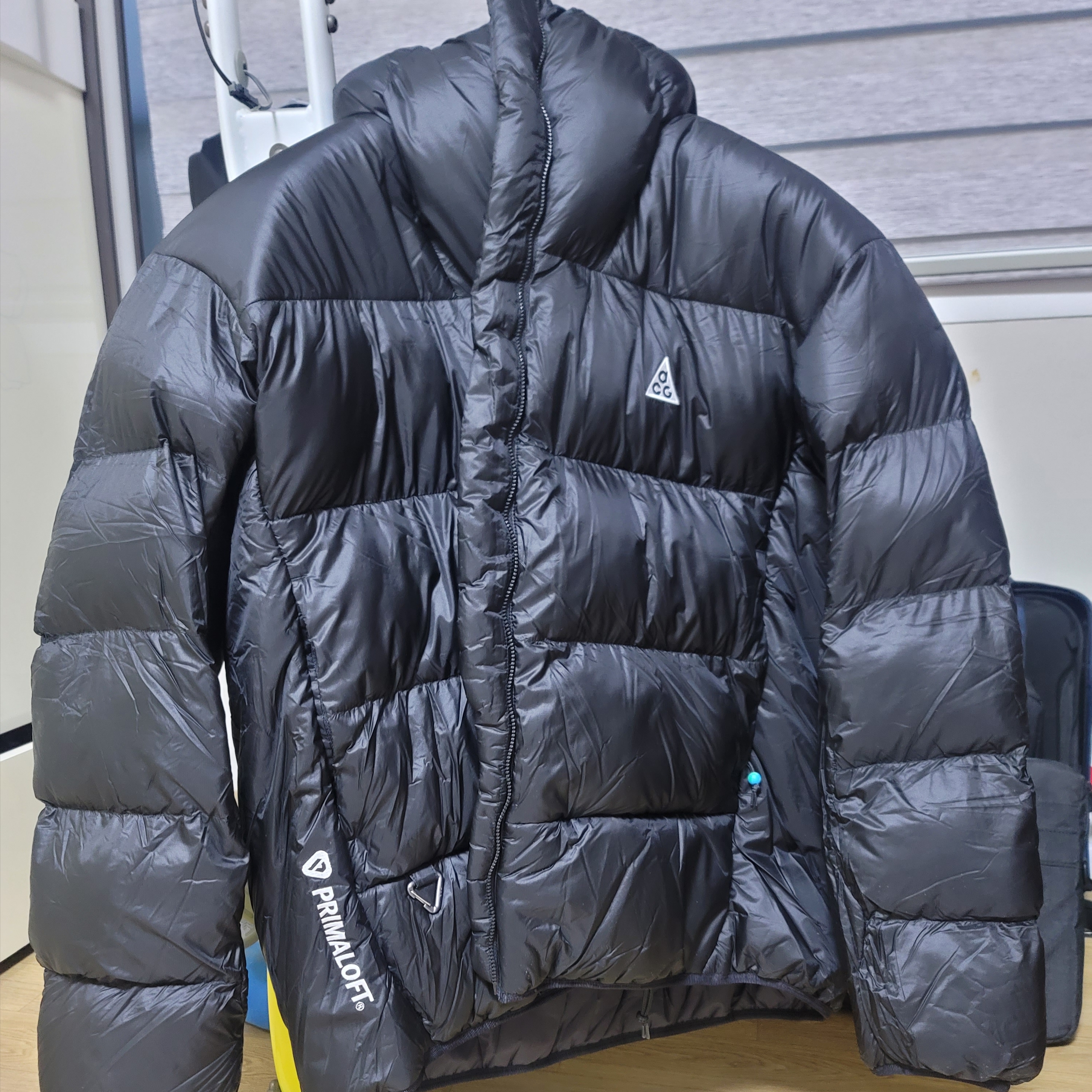 Nike ACG Therma-Fit ADV Lunar Lake Puffer Jacket Black - Asia 착용 스타일