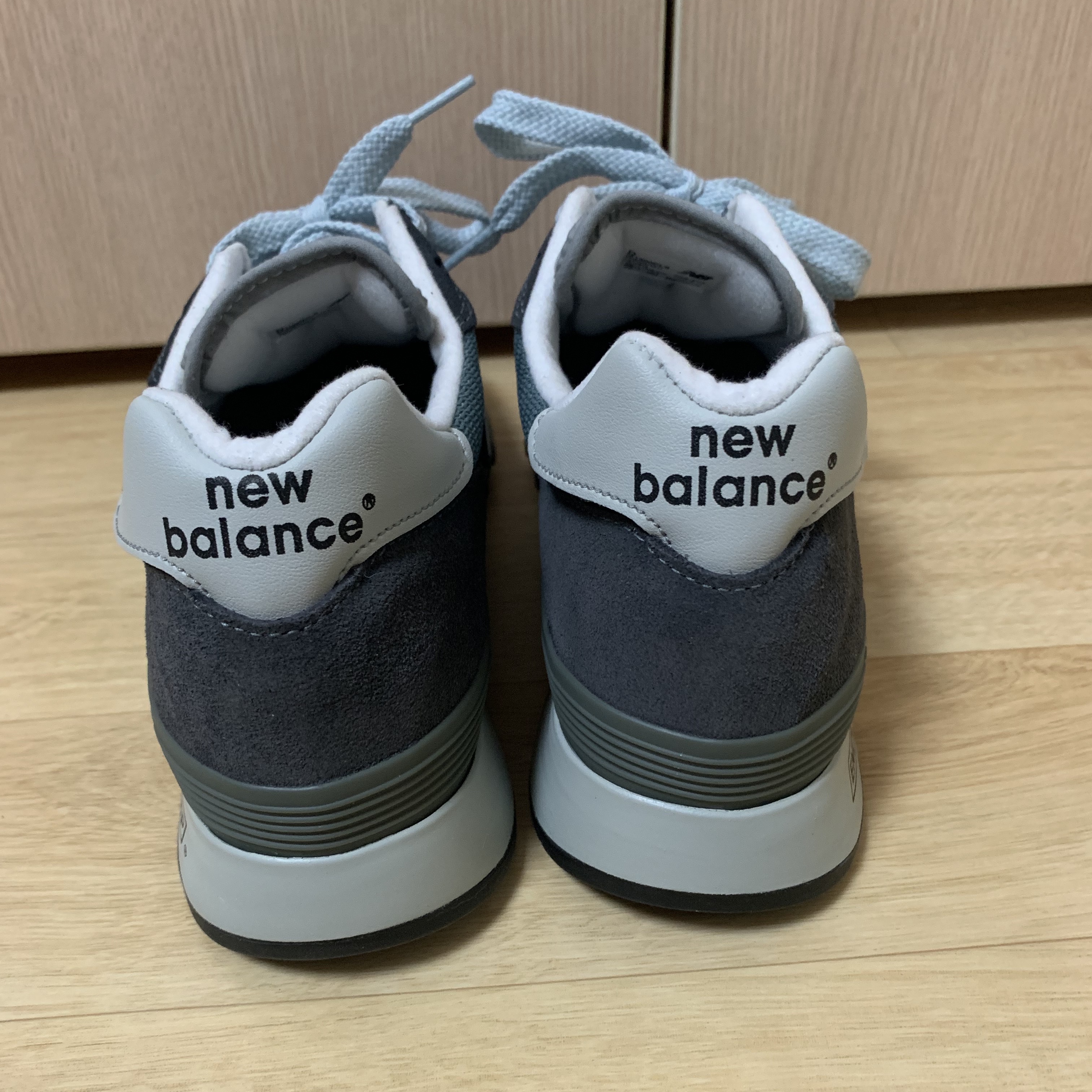 New Balance 1300 Made in USA Steel Blue - D Standard 착용 스타일 - 3
