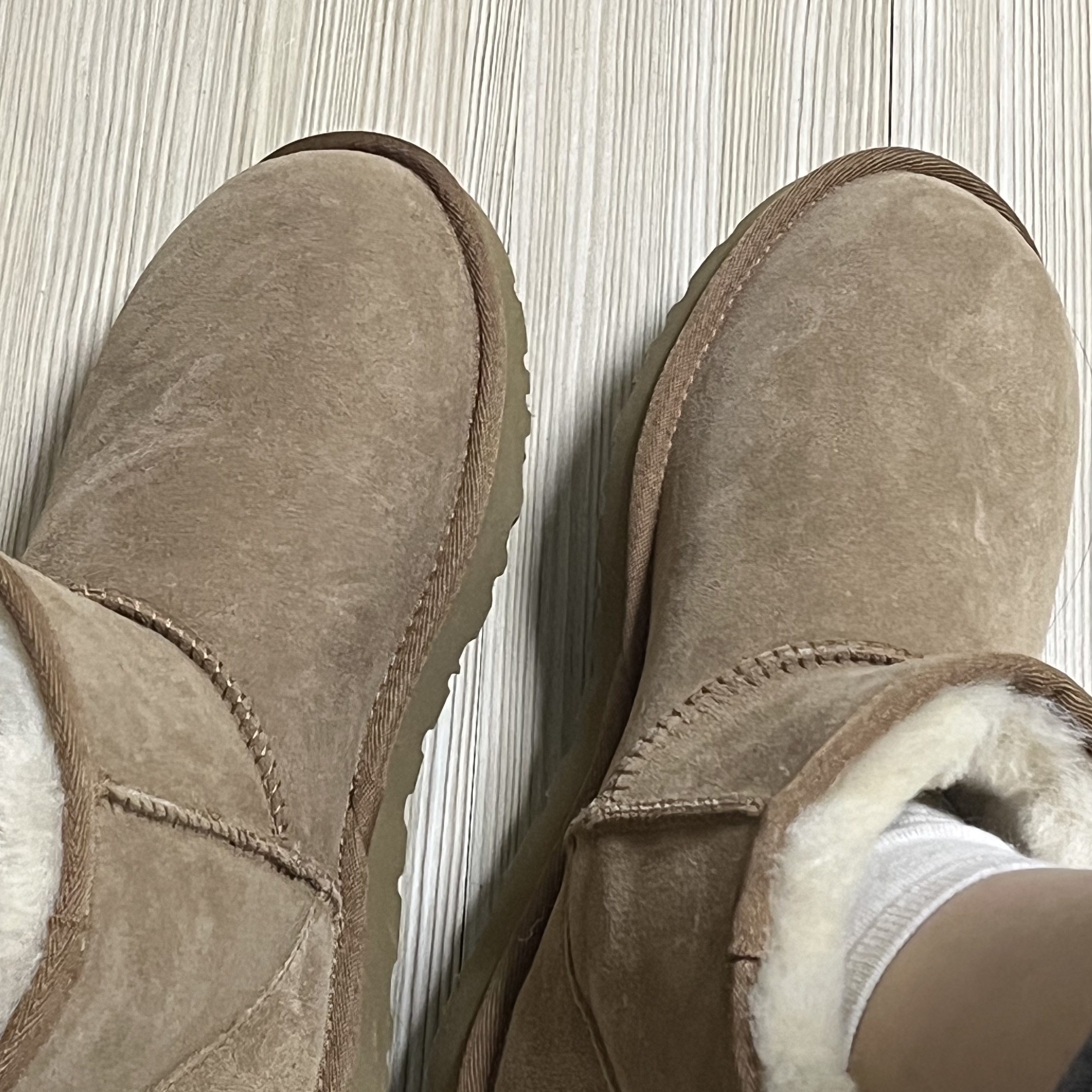 (W) UGG Classic Mini II Boots Chestnut 착용 스타일
