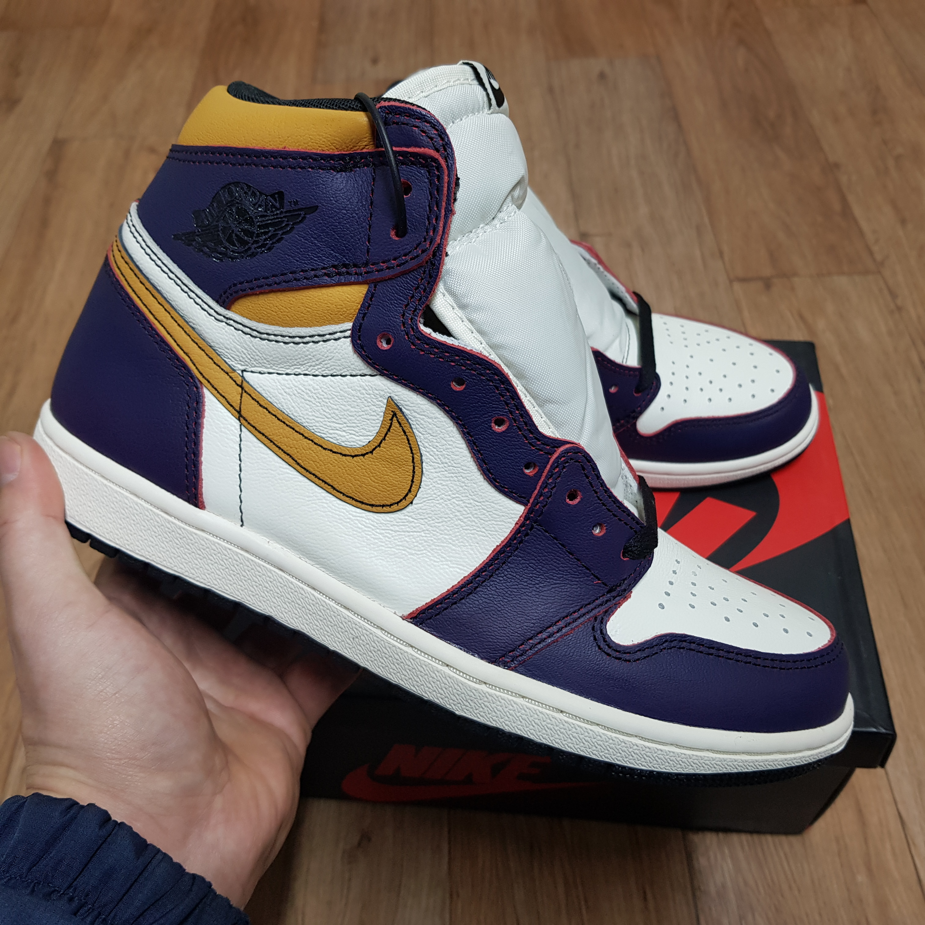 Jordan 1 Retro High OG Defiant SB LA to Chicago 착용 스타일 - 1