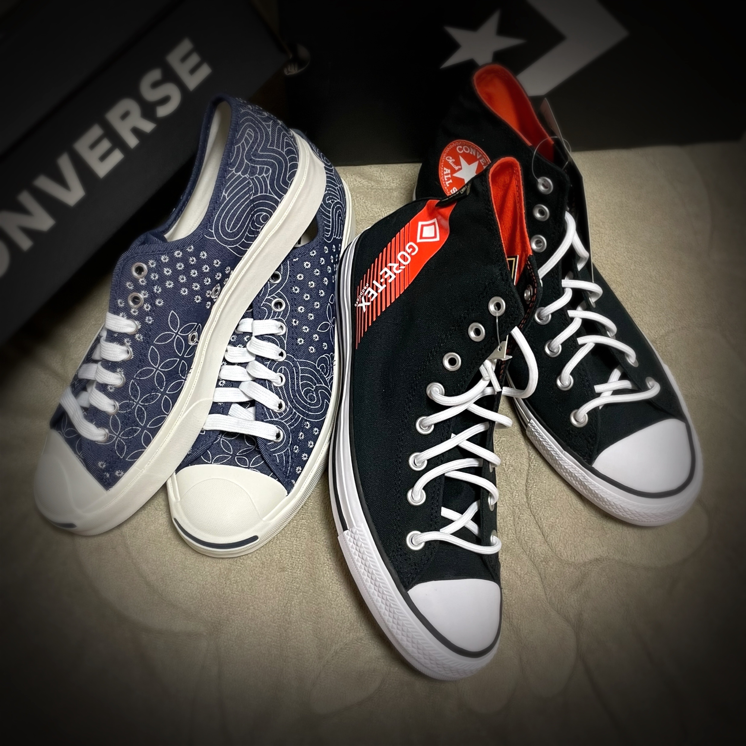 Converse Jack Purcell Hybrid World Denim Midnight Navy 착용 스타일