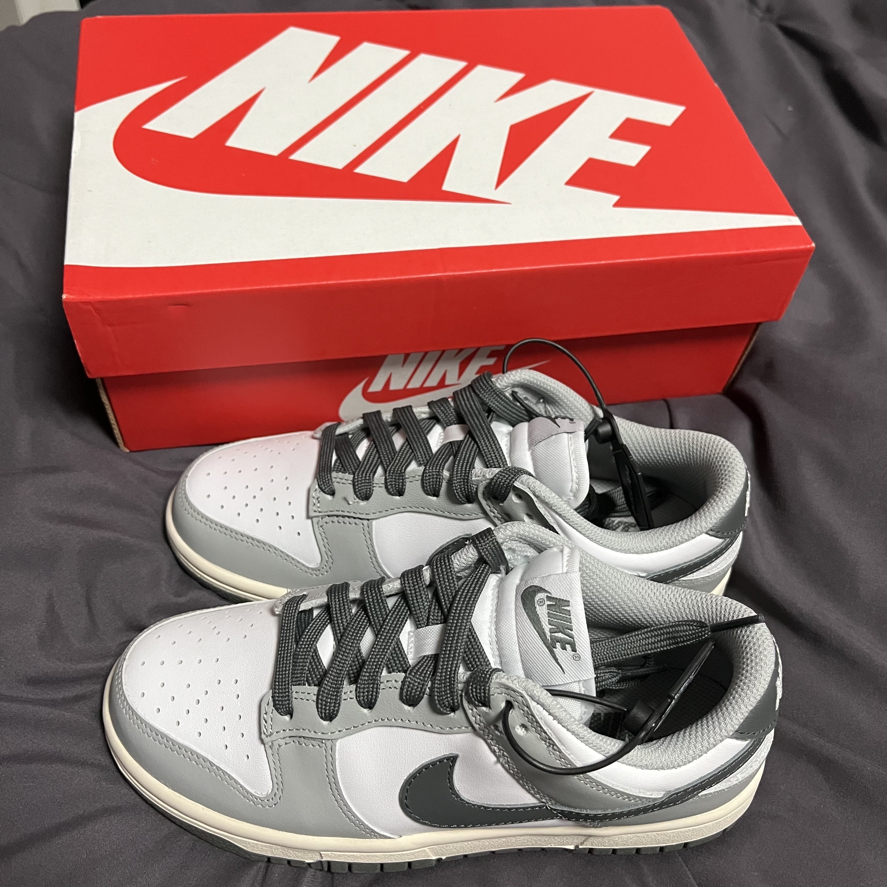 (W) Nike Dunk Low Light Smoke Grey 착용 스타일