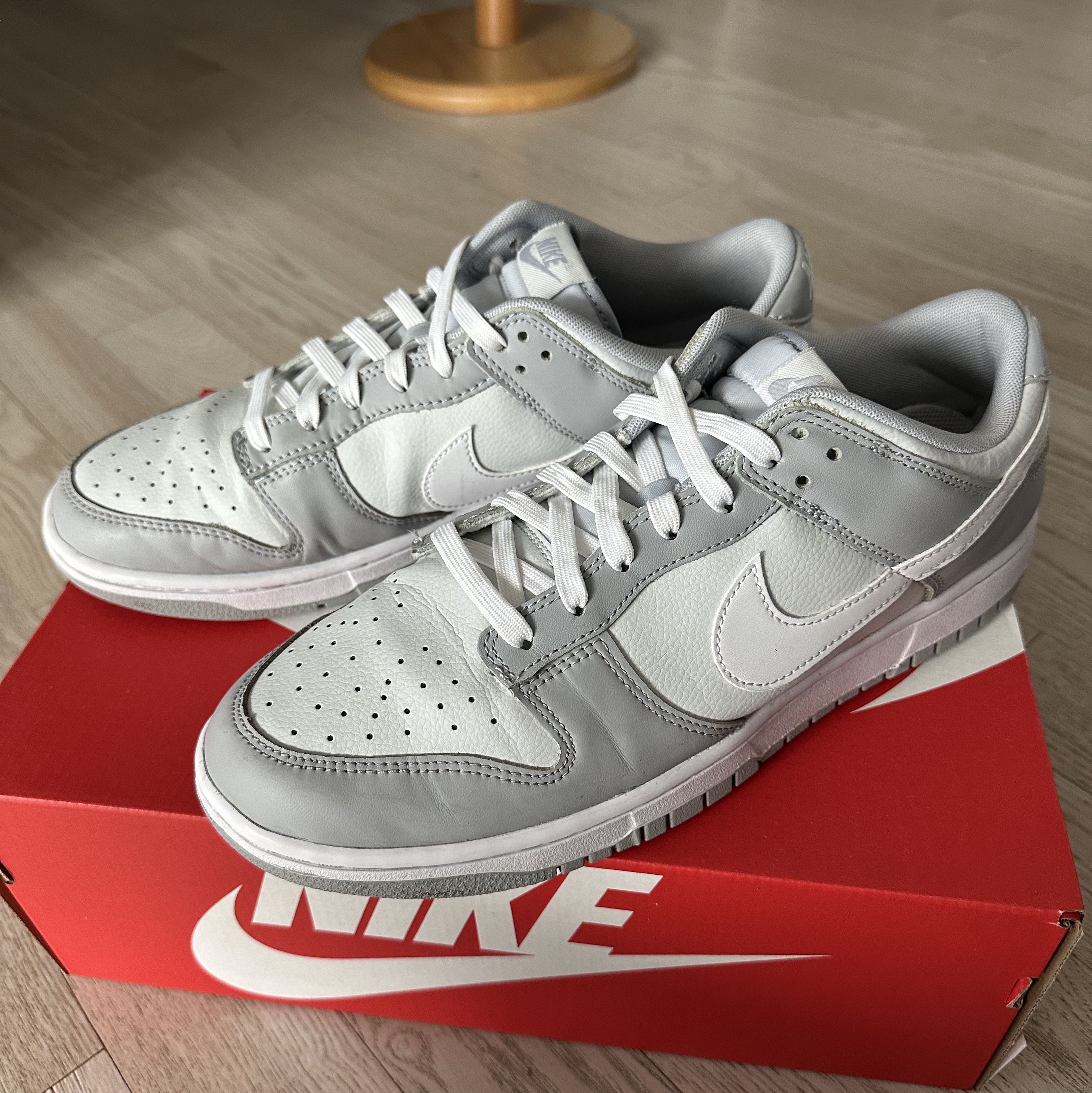Nike Dunk Low Retro Wolf Grey 착용 스타일