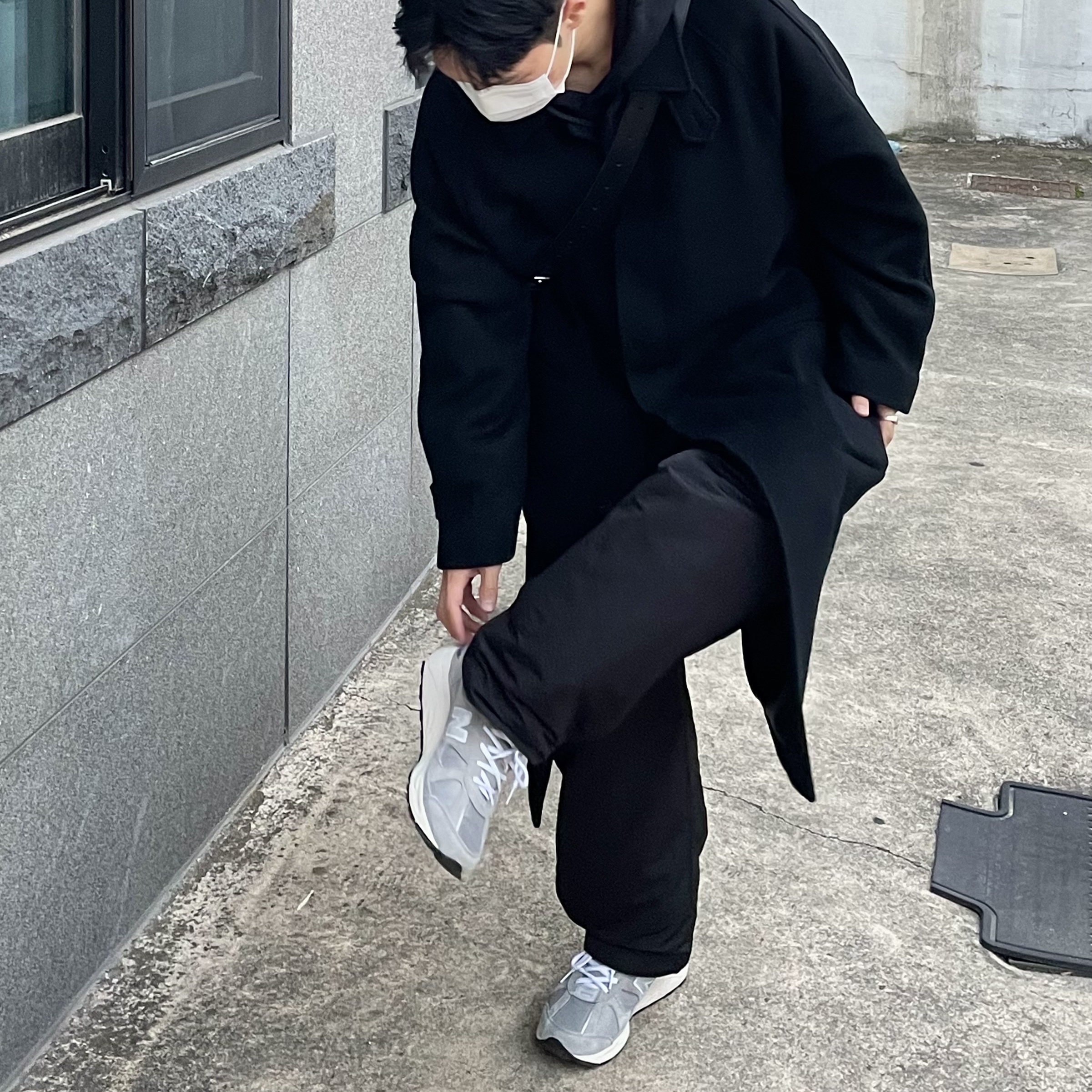 New Balance 878 Gray 착용 스타일 - 3