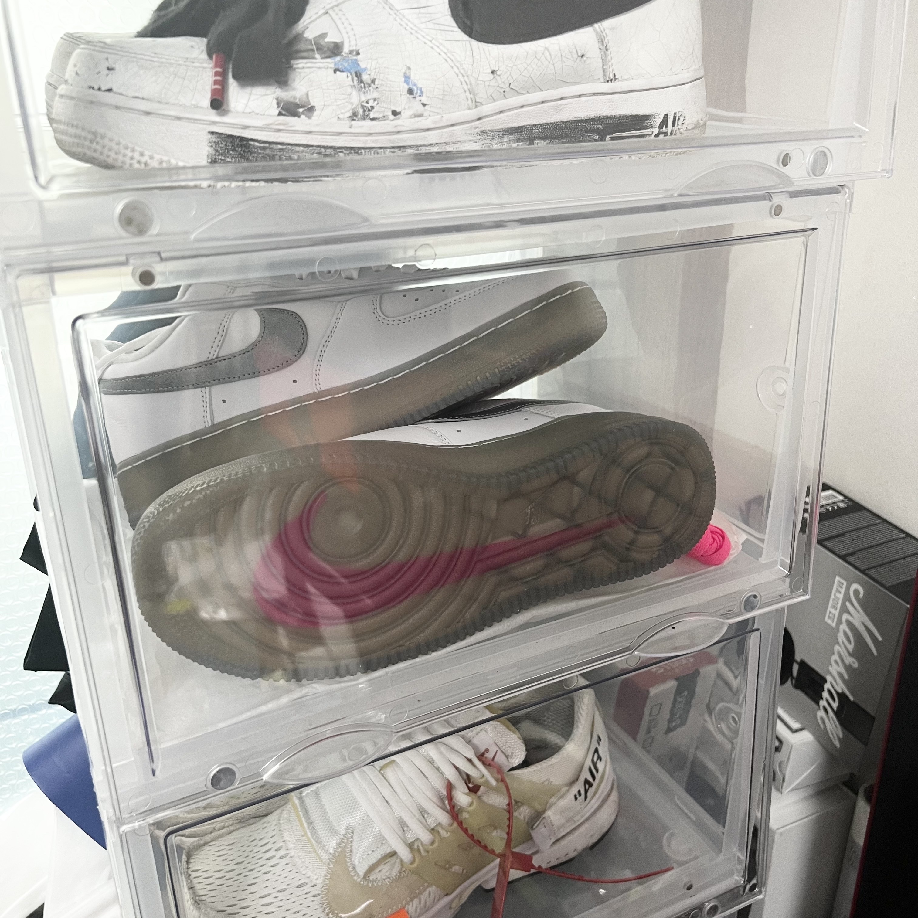 Nike Air Force 1 '07 PRM Metallic Silver 착용 스타일 - 2