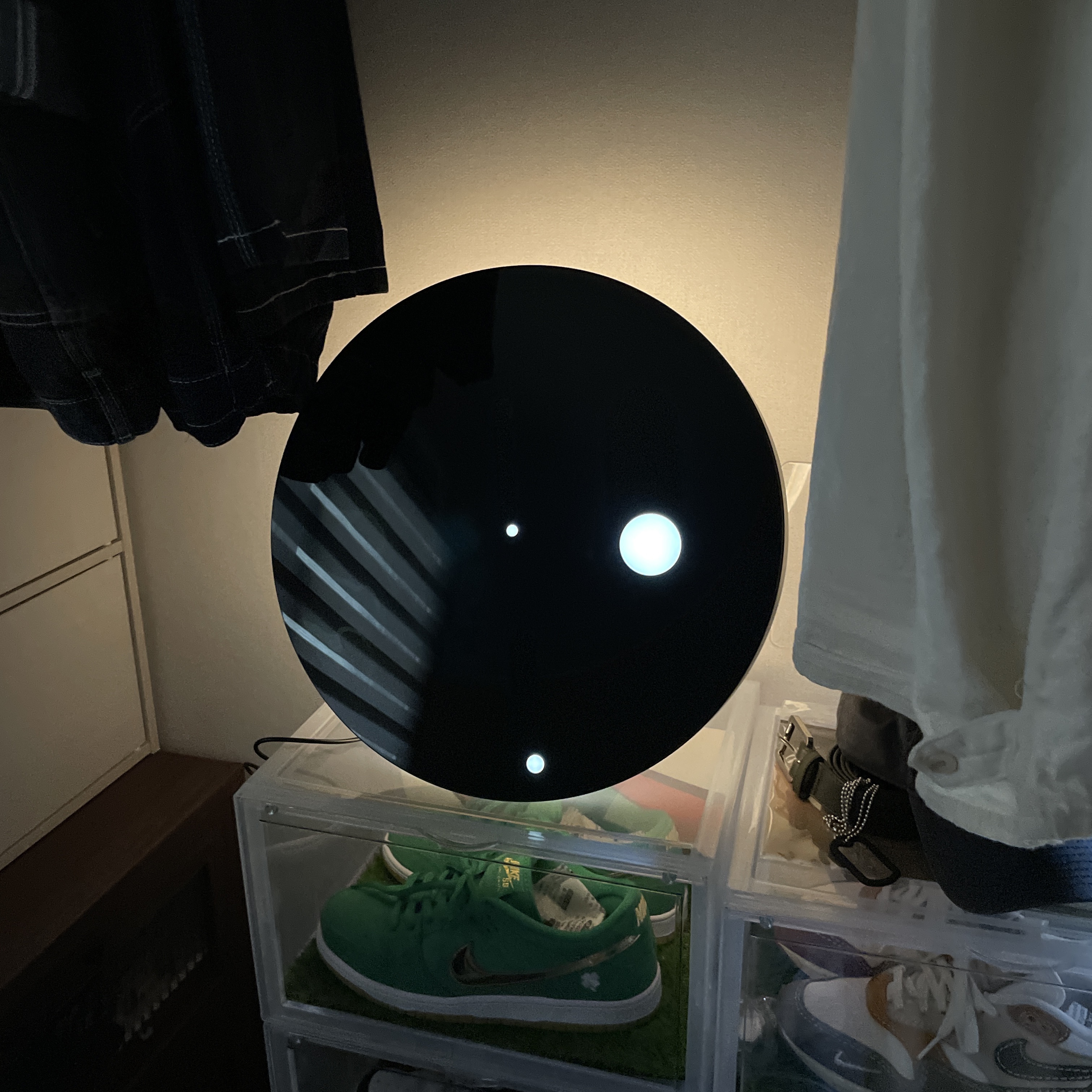 IKEA x Swedish House Mafia Obegransad Clock Black 착용 스타일