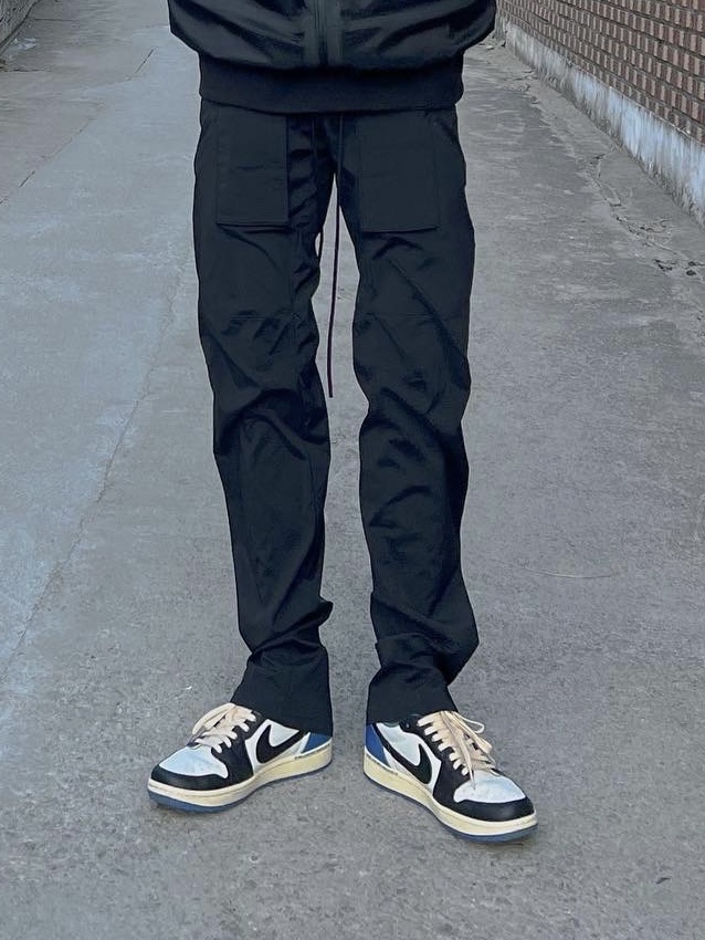 Supreme x The North Face Summit Series Outer Tape Seam Jacket Black - 21SS, Jordan 1 x Travis Scott x Fragment Retro Low OG SP Military Blue 착용 스타일 - 3