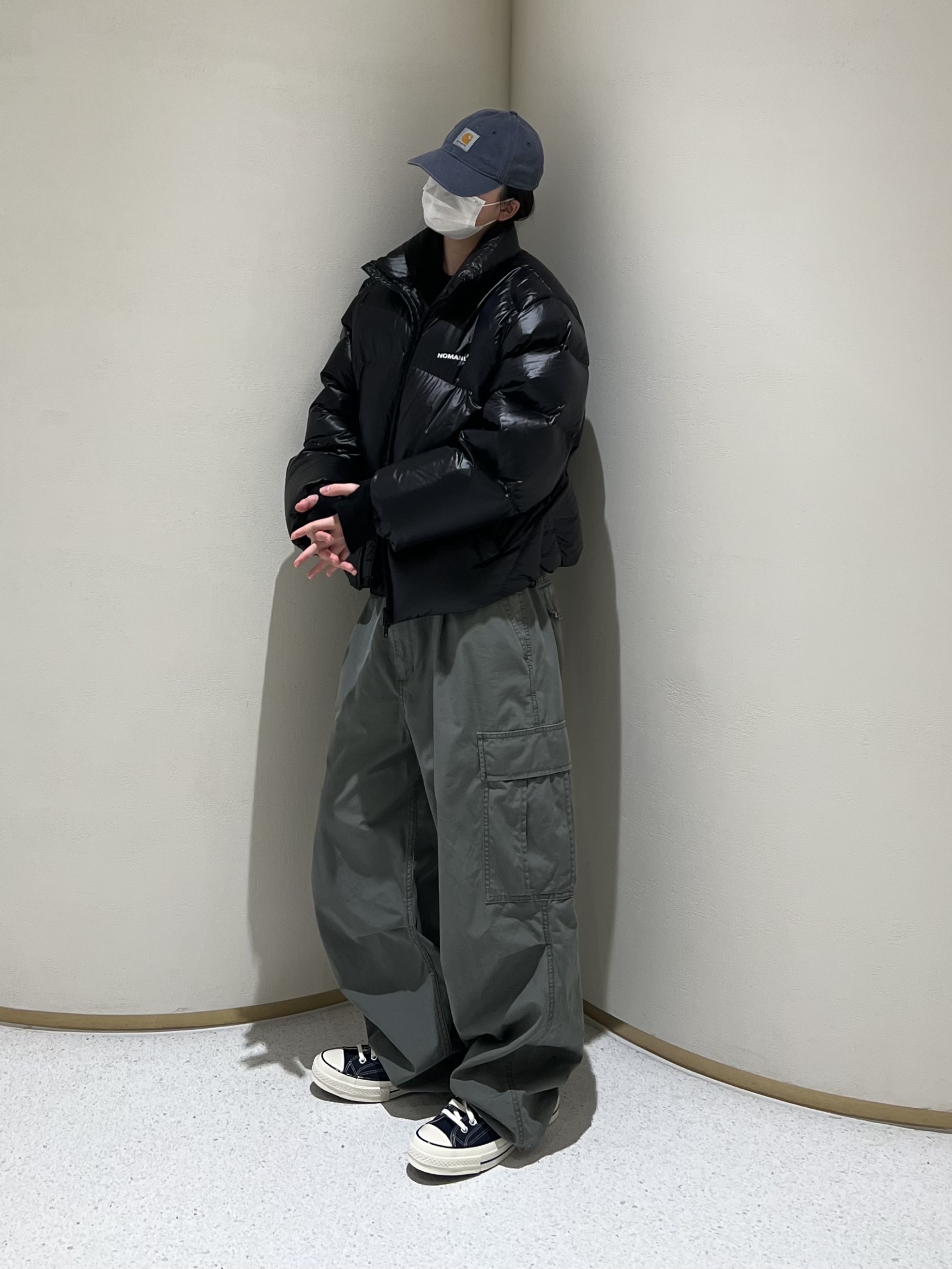 Converse Chuck 70 Ox Midnight Navy 착용 스타일 - 1