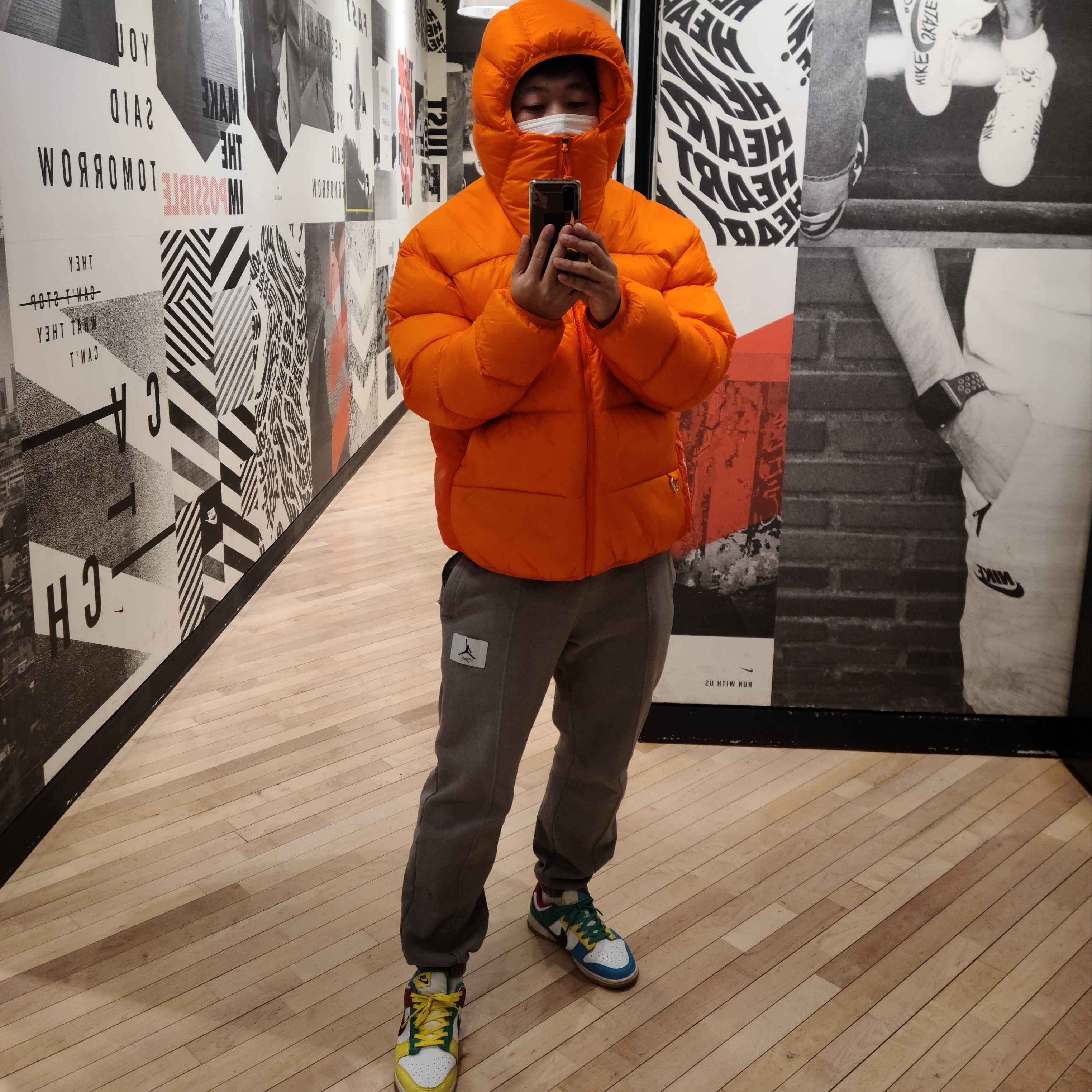 Nike ACG Therma-Fit ADV Lunar Lake Puffer Jacket Safety Orange - Asia, Nike Dunk Low SE Free.99 White 착용 스타일