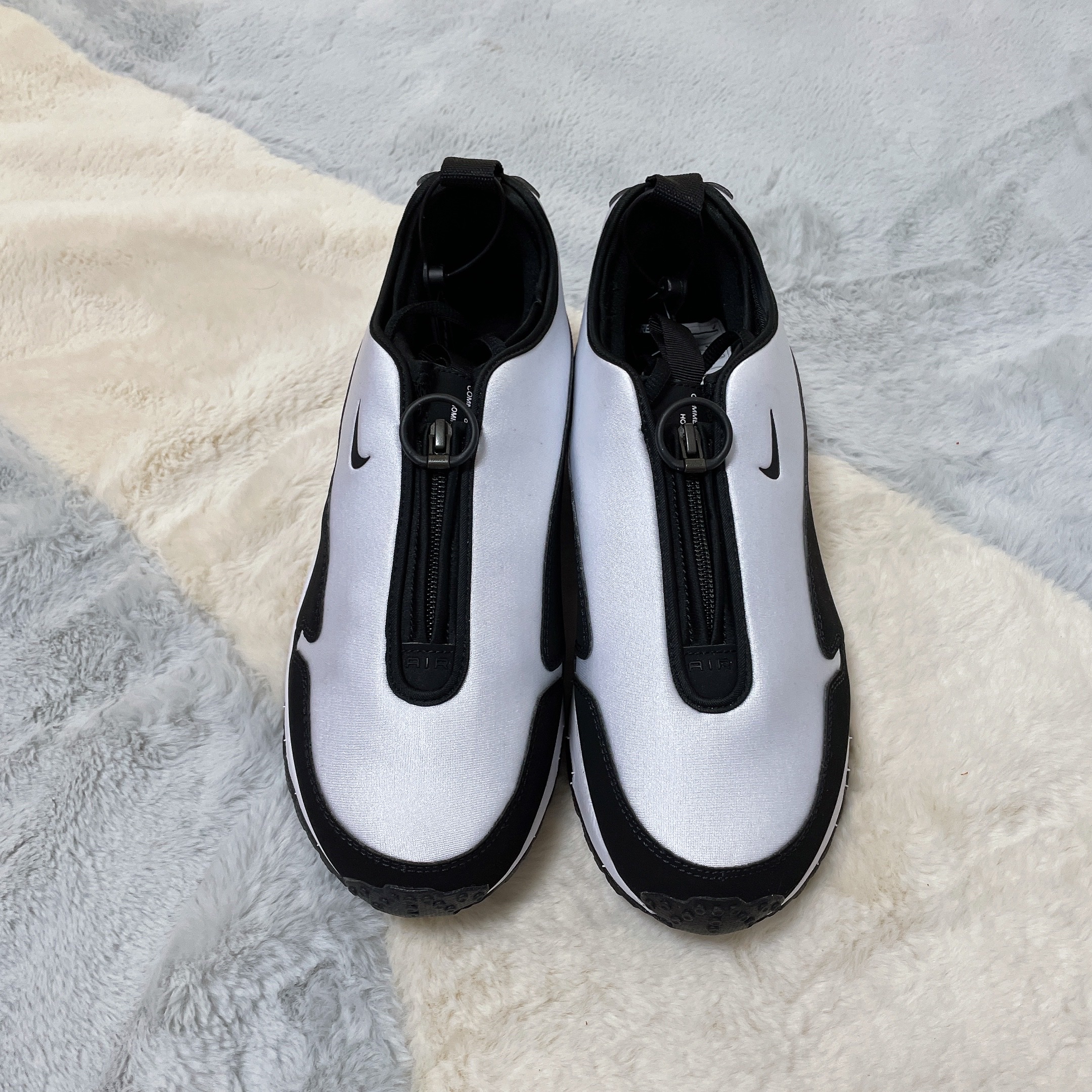 Nike x Comme des Garcons Homme Plus Air Max Sunder SP White Black 착용 스타일 - 2