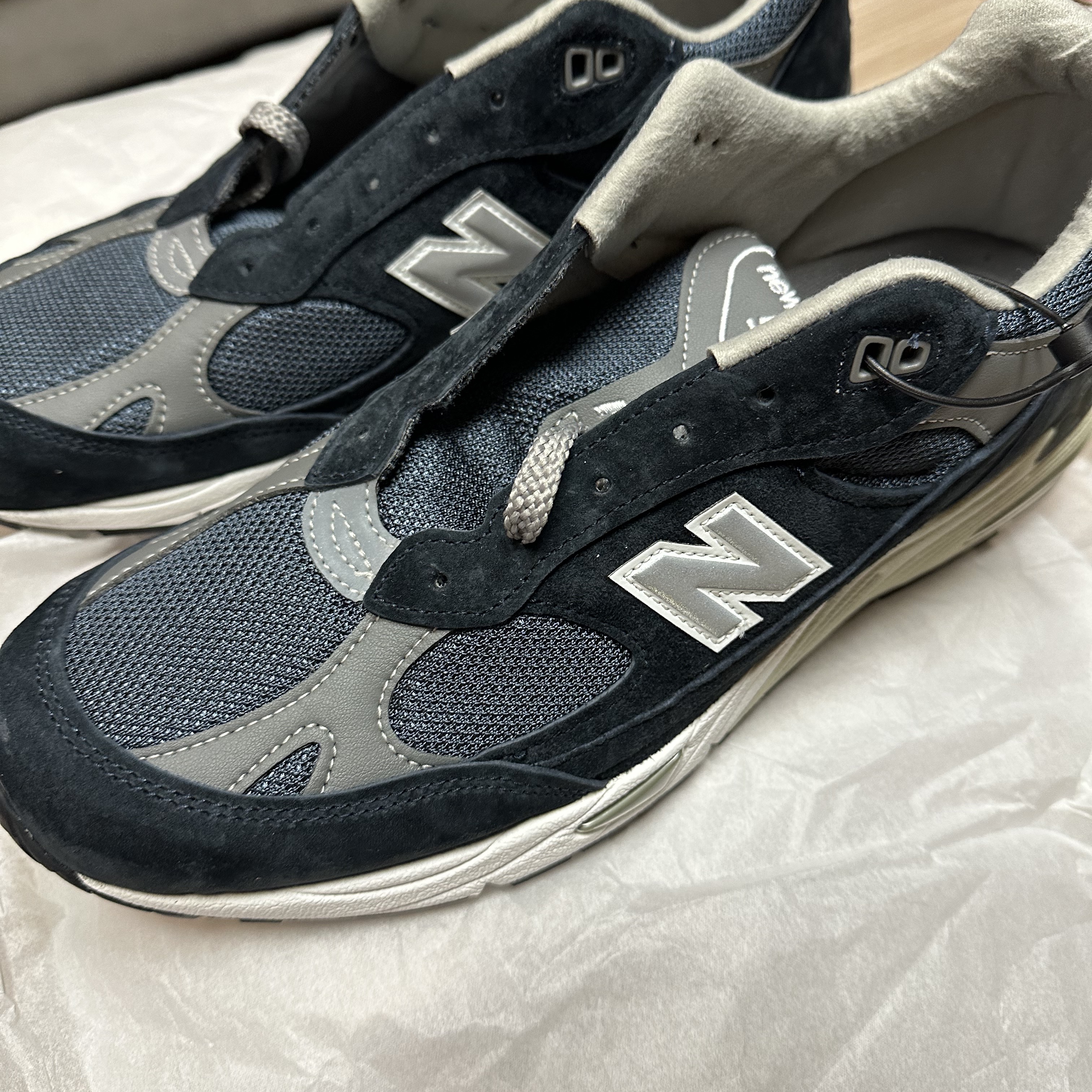 New Balance 991 Made in UK Navy 착용 스타일