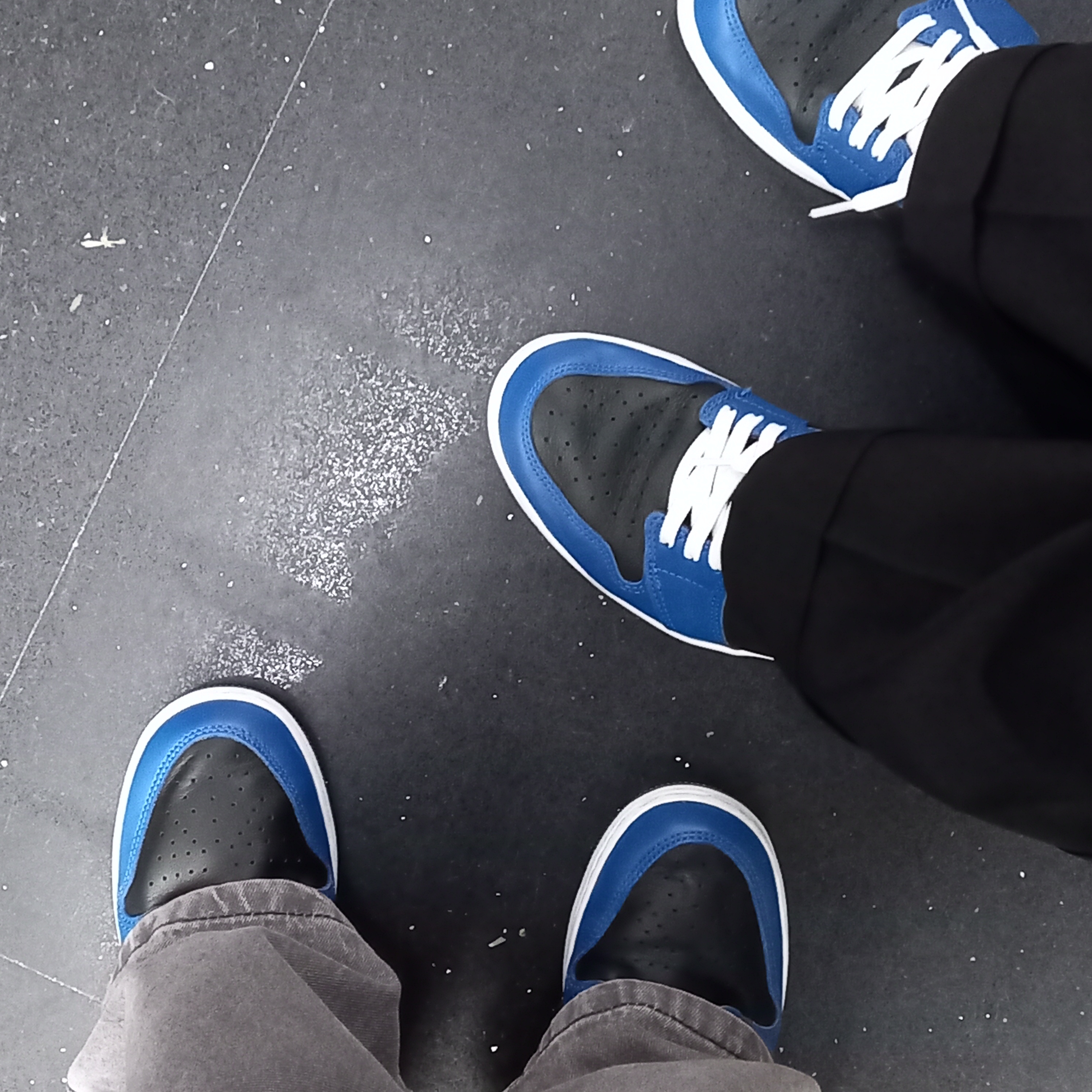 (GS) Jordan 1 Retro High OG Dark Marina Blue, Jordan 1 Retro High OG Dark Marina Blue 착용 스타일