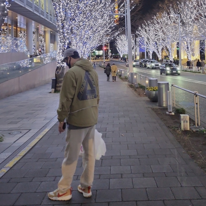Nike x Tom Sachs Mars Yard Shoe 2.0 Space Camp, Palace Utility Jacket Tan - 21FW 착용 스타일