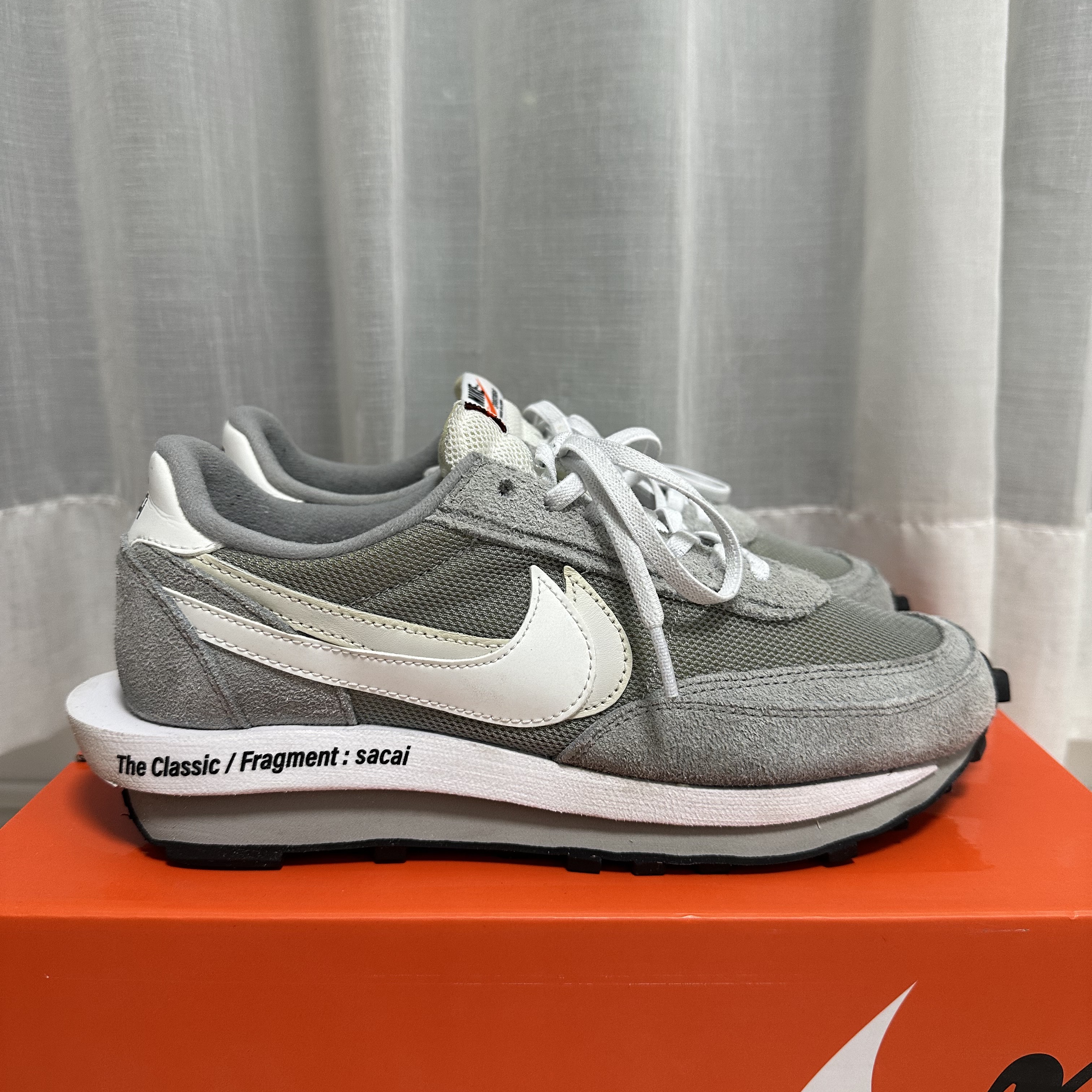 Nike x Sacai Zoom Cortez SP Iron Grey 착용 스타일 - 4