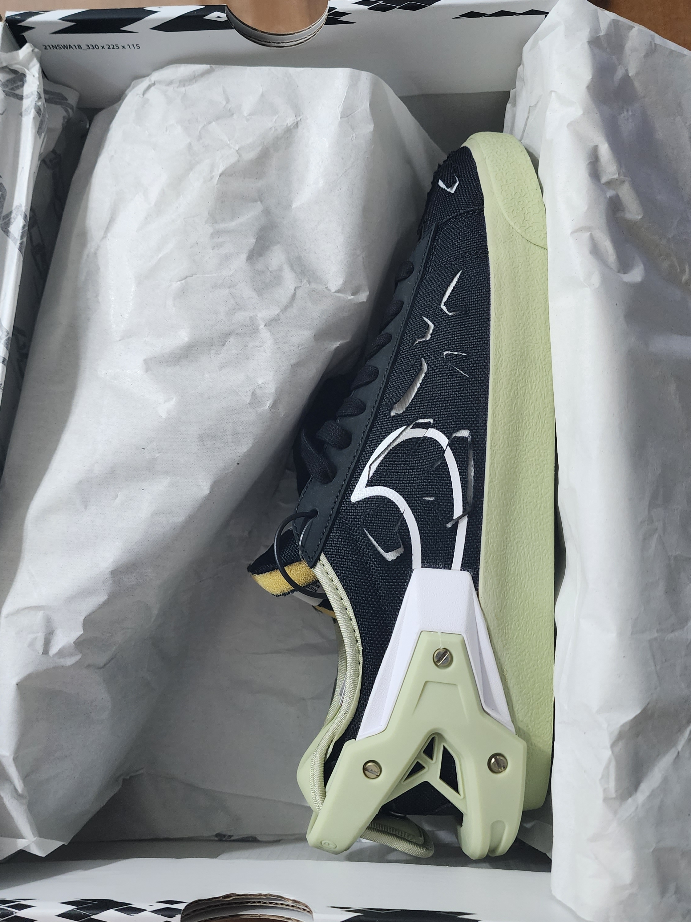 Nike x Acronym Blazer Low Black 착용 스타일 - 1