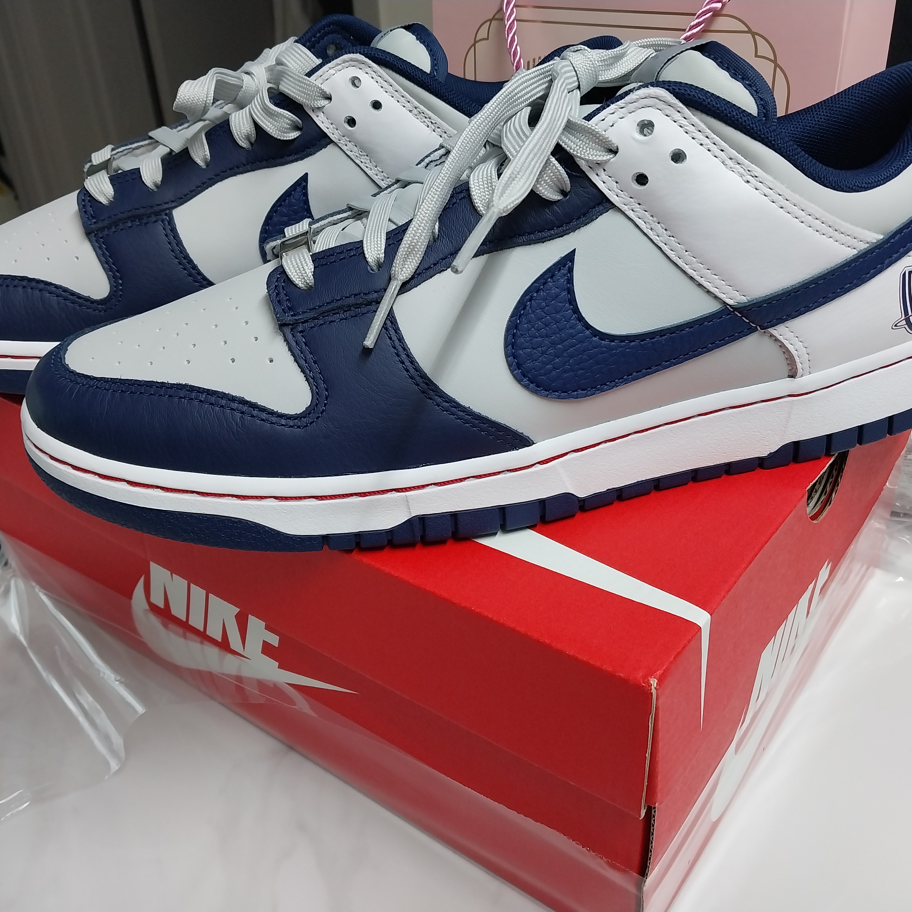 Nike x NBA Dunk Low Retro EMB Nets 착용 스타일 - 2